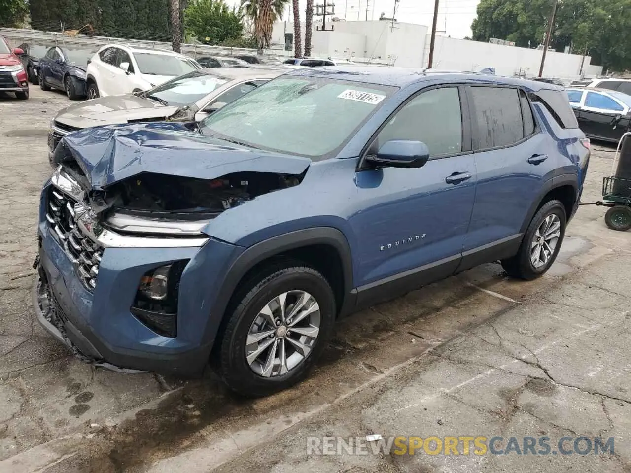 1 fotografías del automóvil dañado 3GNAXHEG8SL212565 CHEVROLET EQUINOX 2025