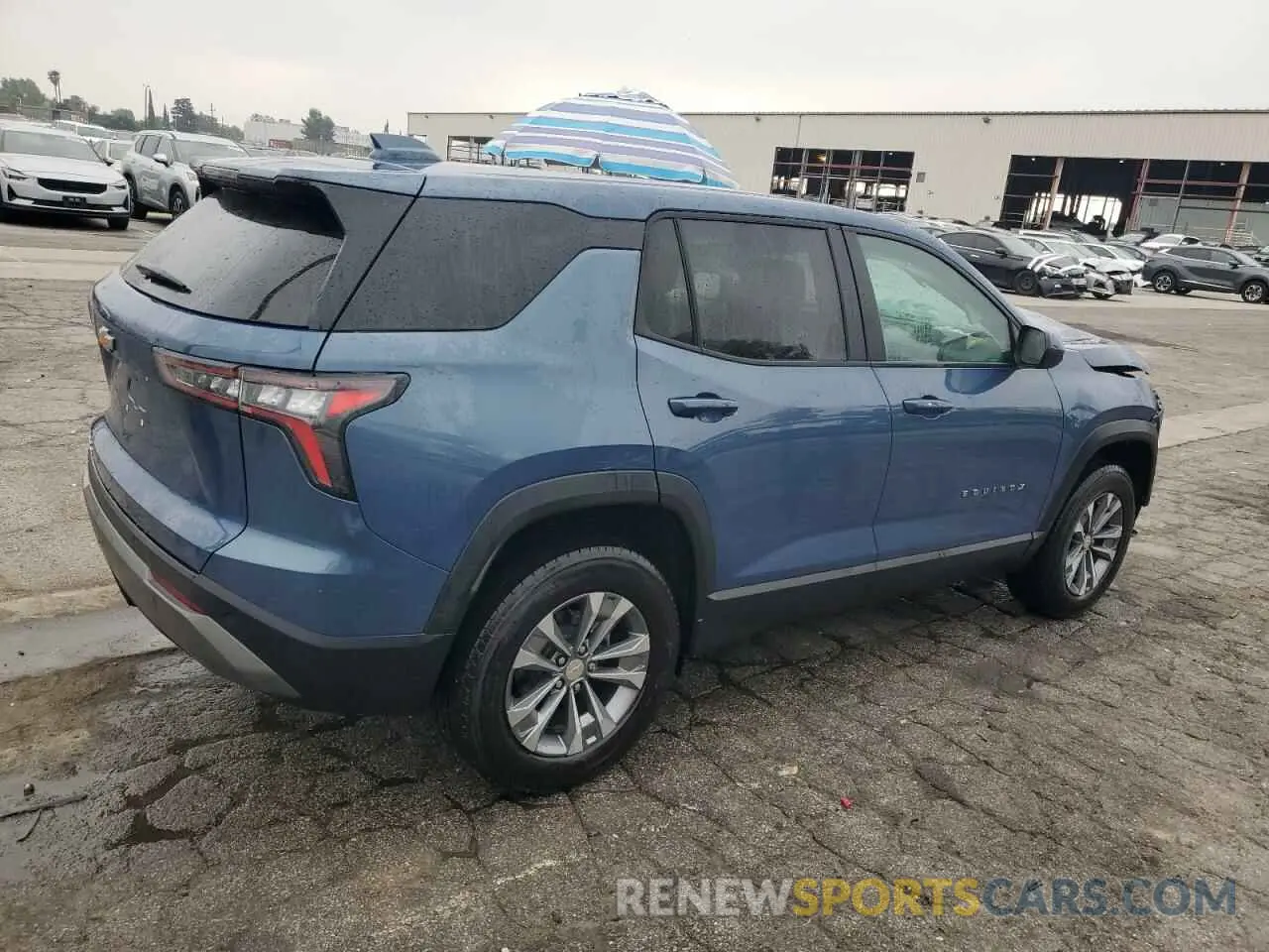 3 fotografías del automóvil dañado 3GNAXHEG8SL212565 CHEVROLET EQUINOX 2025