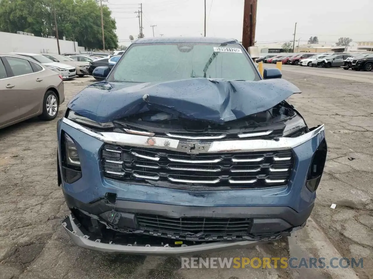 5 fotografías del automóvil dañado 3GNAXHEG8SL212565 CHEVROLET EQUINOX 2025