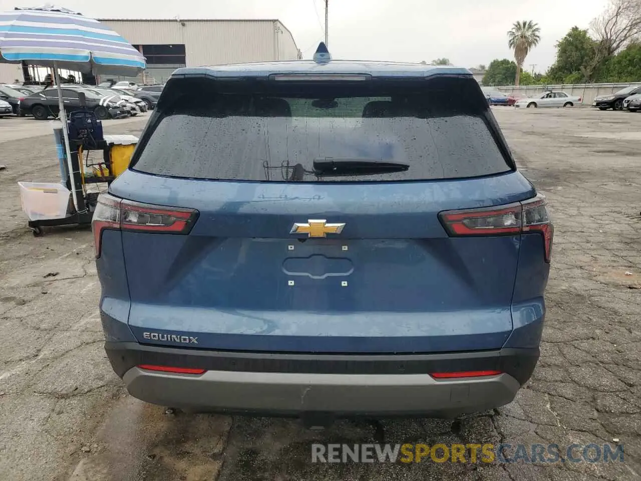 6 fotografías del automóvil dañado 3GNAXHEG8SL212565 CHEVROLET EQUINOX 2025
