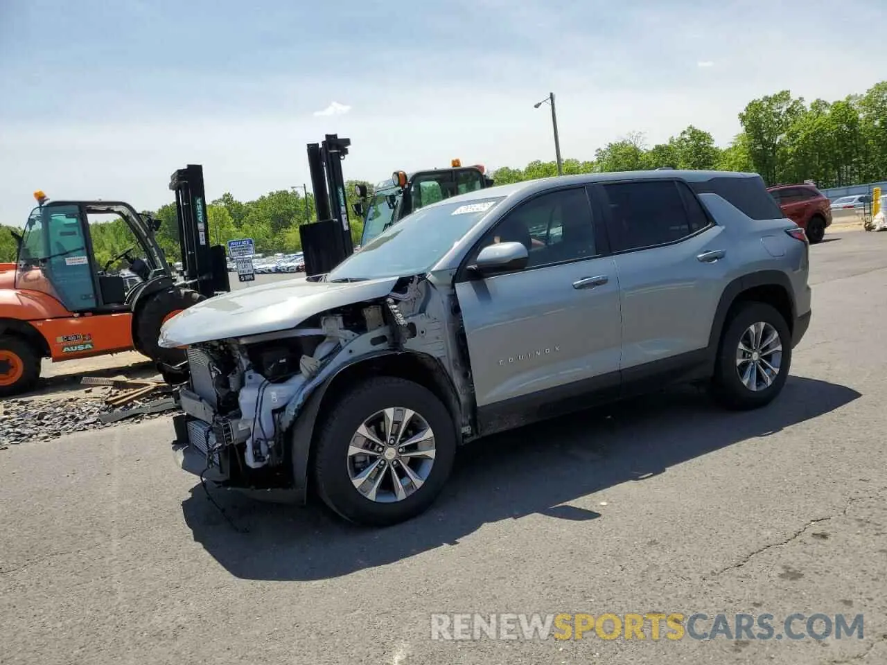 1 fotografías del automóvil dañado 3GNAXHEG8SL227602 CHEVROLET EQUINOX 2025