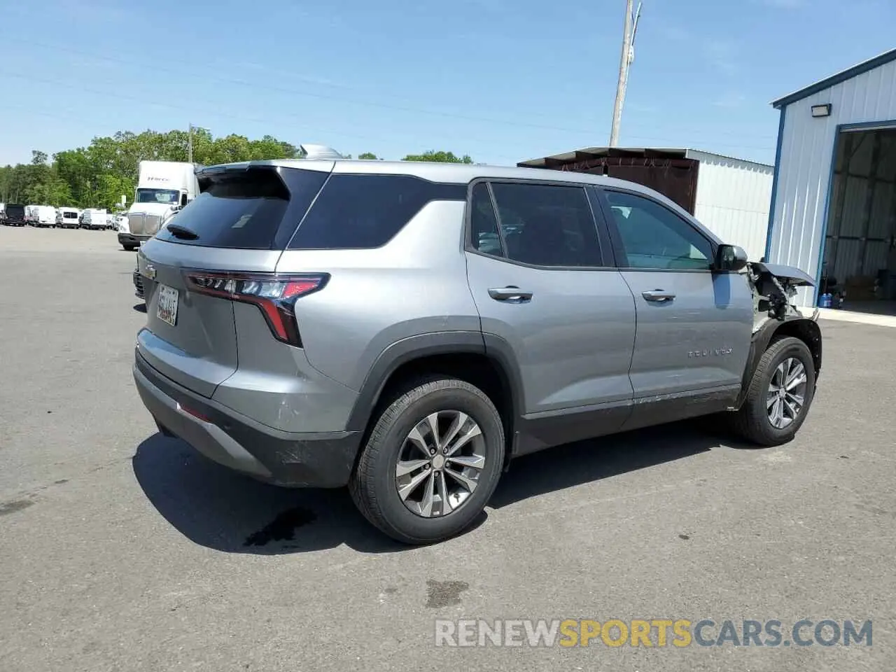 3 fotografías del automóvil dañado 3GNAXHEG8SL227602 CHEVROLET EQUINOX 2025