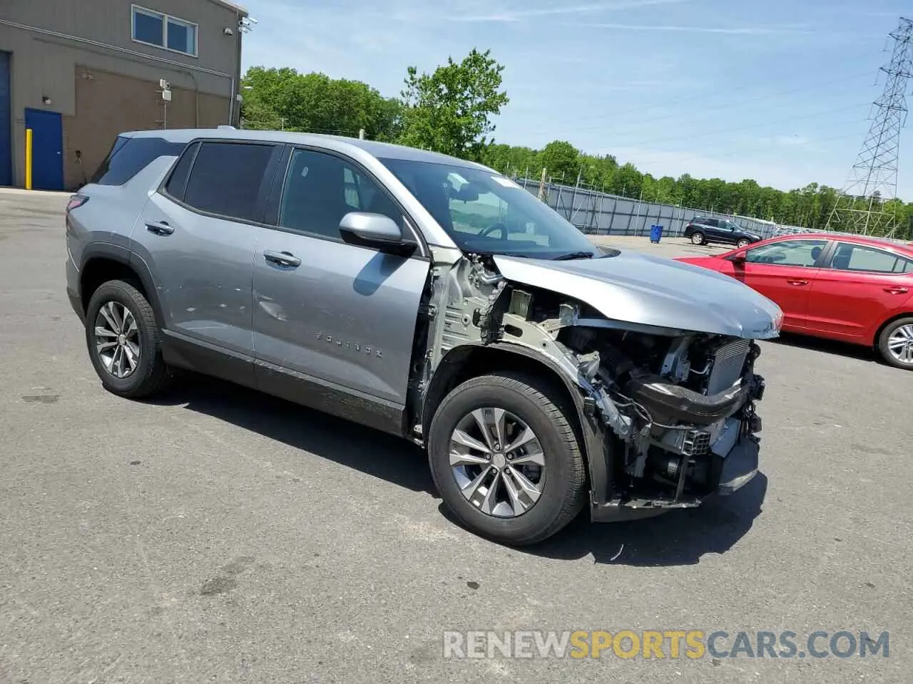 4 fotografías del automóvil dañado 3GNAXHEG8SL227602 CHEVROLET EQUINOX 2025