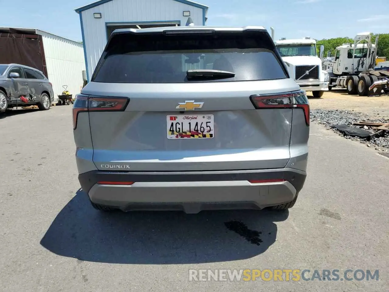 6 fotografías del automóvil dañado 3GNAXHEG8SL227602 CHEVROLET EQUINOX 2025