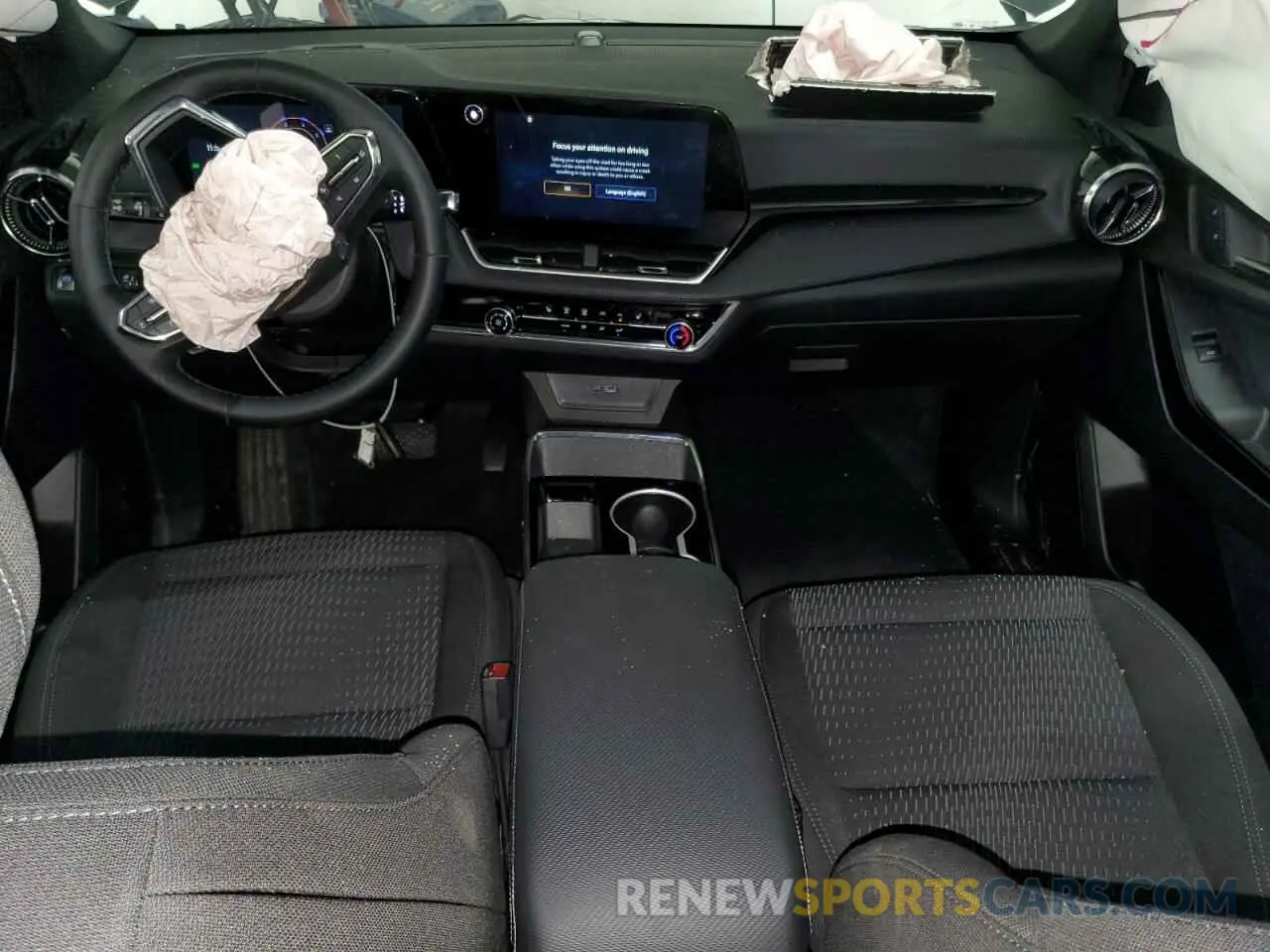 8 fotografías del automóvil dañado 3GNAXHEG9SL221209 CHEVROLET EQUINOX 2025