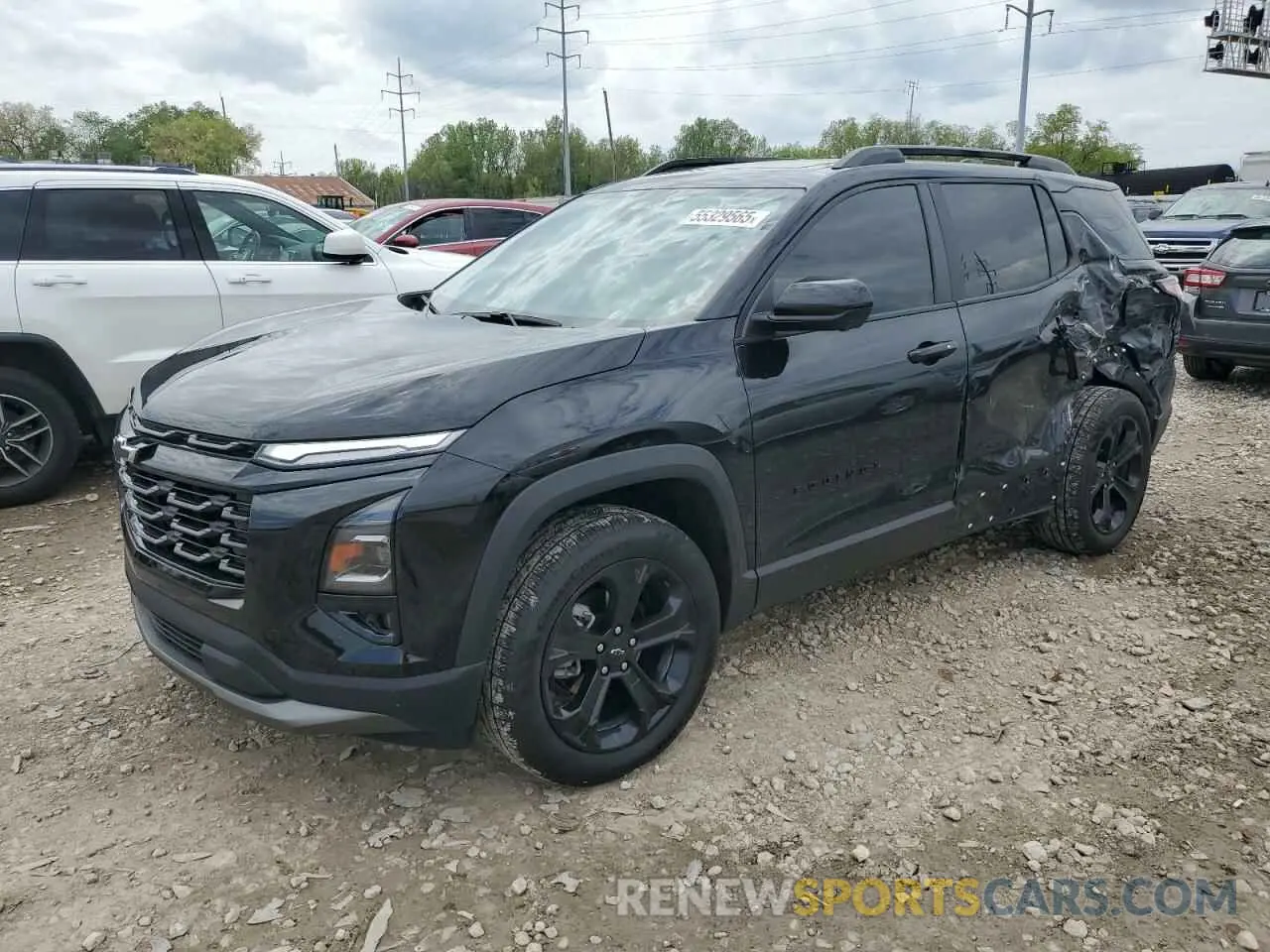 1 fotografías del automóvil dañado 3GNAXHEGXSL108062 CHEVROLET EQUINOX 2025