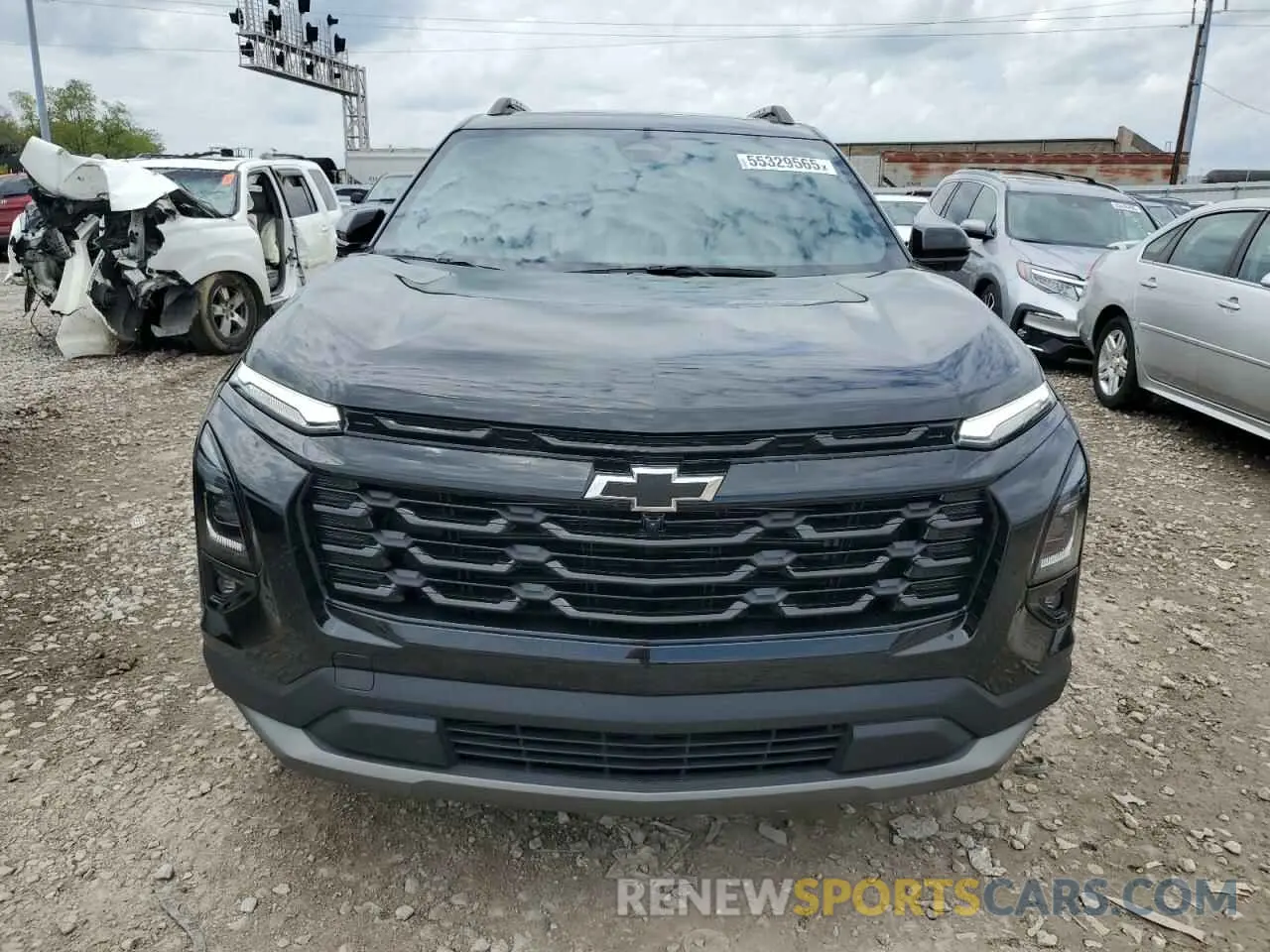 5 fotografías del automóvil dañado 3GNAXHEGXSL108062 CHEVROLET EQUINOX 2025