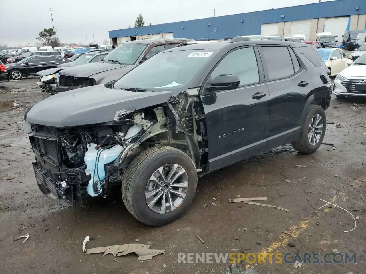 1 fotografías del automóvil dañado 3GNAXHEGXSL123094 CHEVROLET EQUINOX 2025