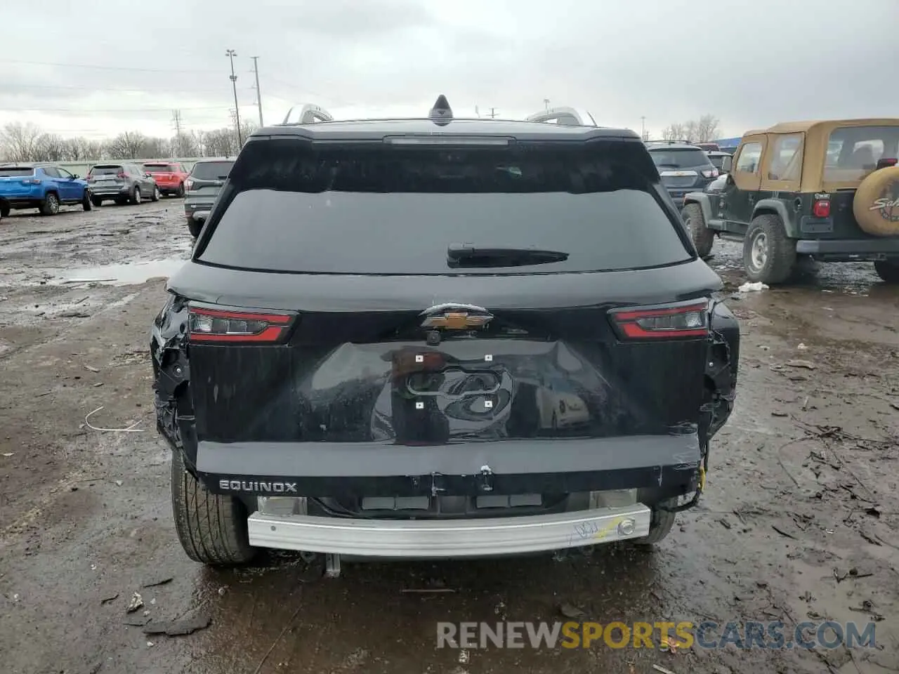 6 fotografías del automóvil dañado 3GNAXHEGXSL123094 CHEVROLET EQUINOX 2025