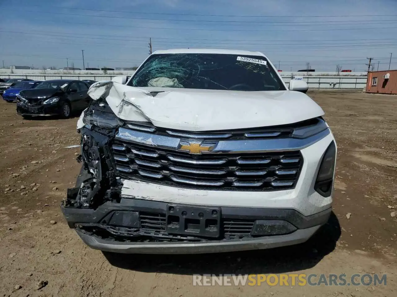 5 fotografías del automóvil dañado 3GNAXHEGXSL132281 CHEVROLET EQUINOX 2025