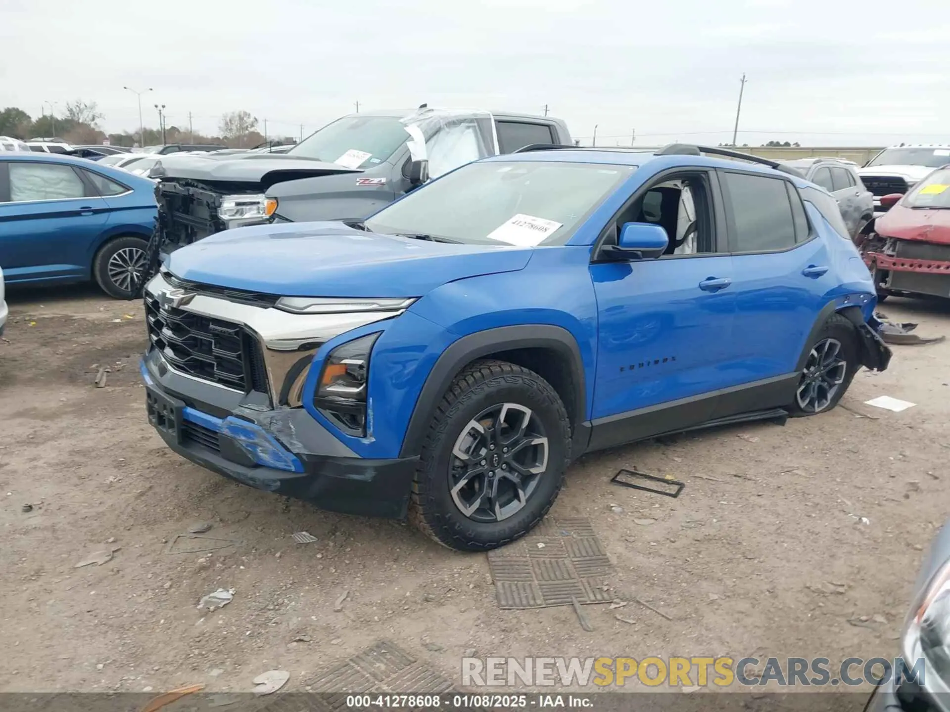 2 fotografías del automóvil dañado 3GNAXKEG6SL139063 CHEVROLET EQUINOX 2025
