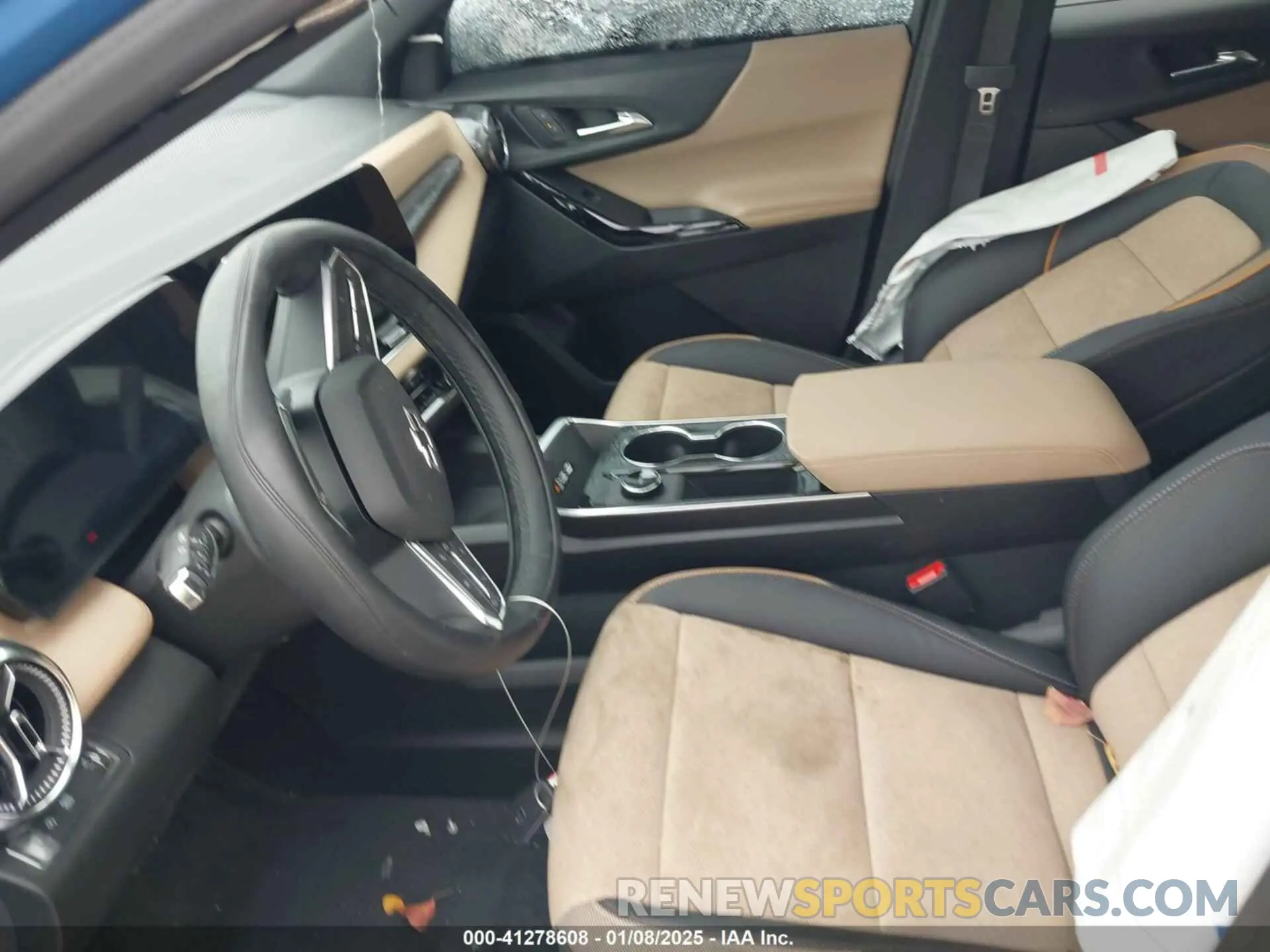 5 fotografías del automóvil dañado 3GNAXKEG6SL139063 CHEVROLET EQUINOX 2025