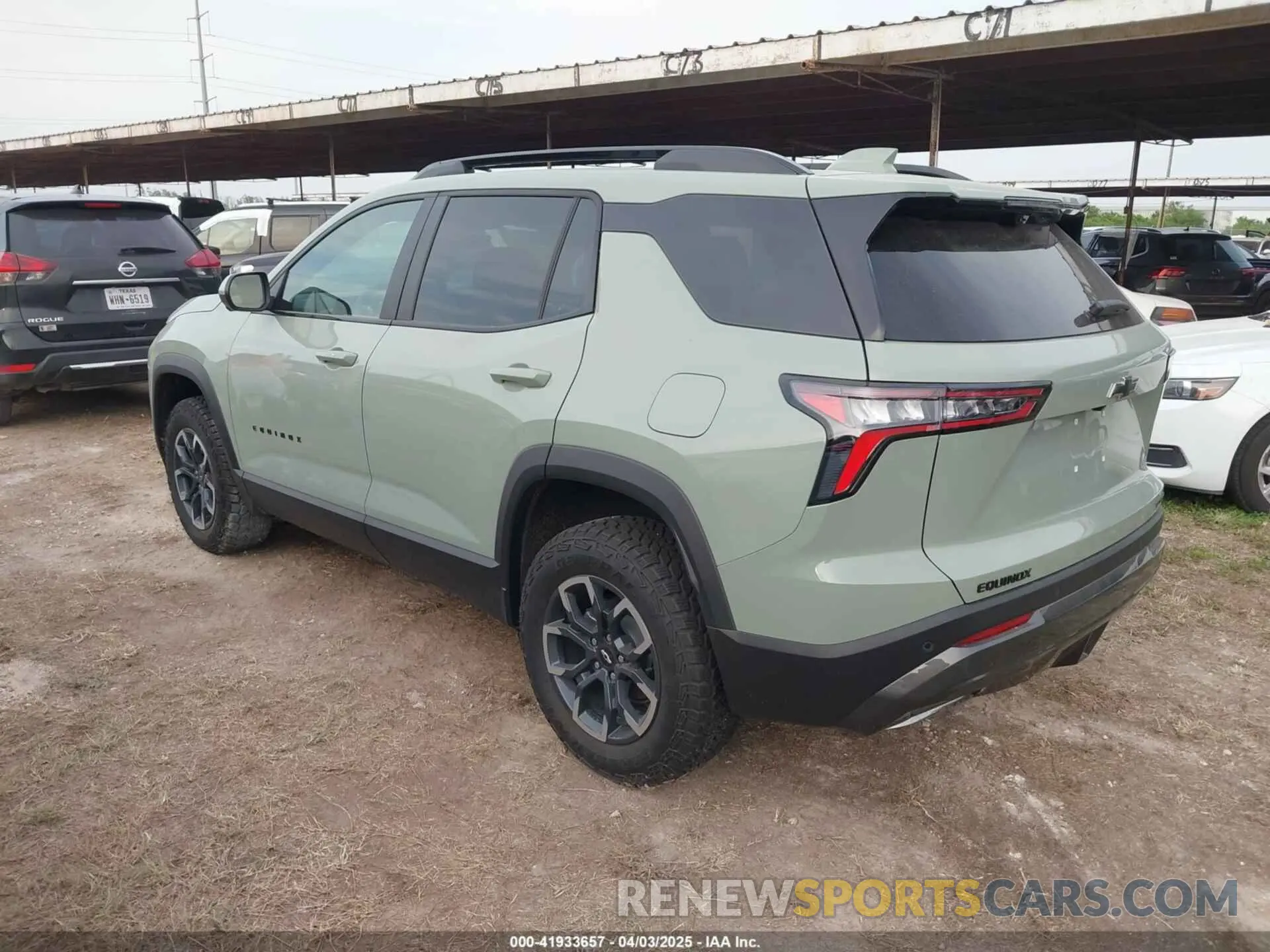 3 fotografías del automóvil dañado 3GNAXKEG6SL185900 CHEVROLET EQUINOX 2025