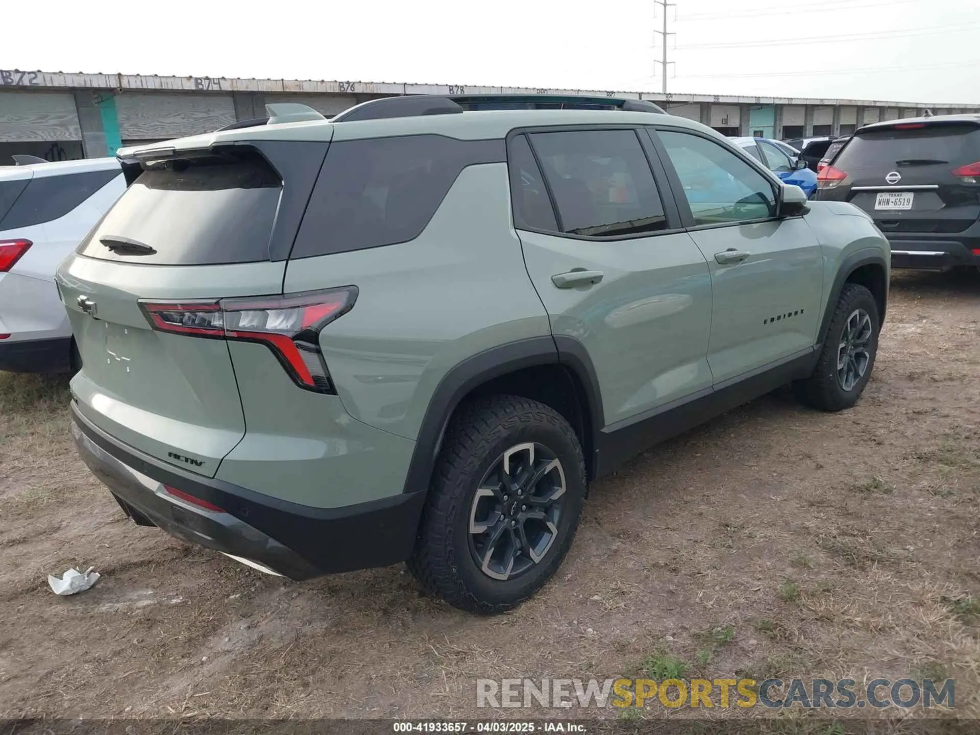 4 fotografías del automóvil dañado 3GNAXKEG6SL185900 CHEVROLET EQUINOX 2025