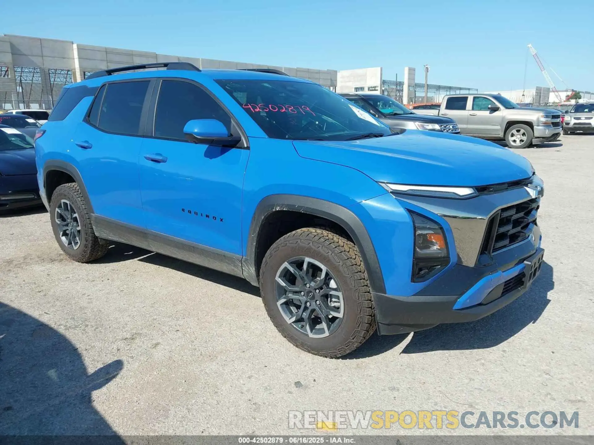 1 fotografías del automóvil dañado 3GNAXKEGXSL124615 CHEVROLET EQUINOX 2025