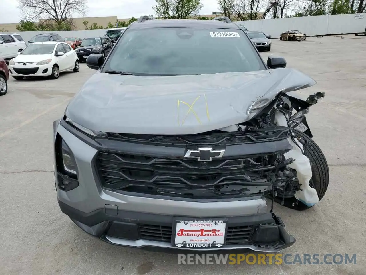 5 fotografías del automóvil dañado 3GNAXLEG8SL152533 CHEVROLET EQUINOX 2025