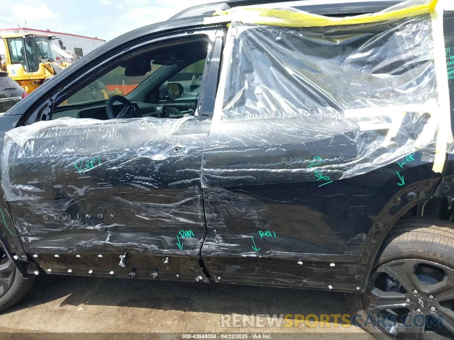 15 fotografías del automóvil dañado 3GNAXPEG0SL173366 CHEVROLET EQUINOX 2025
