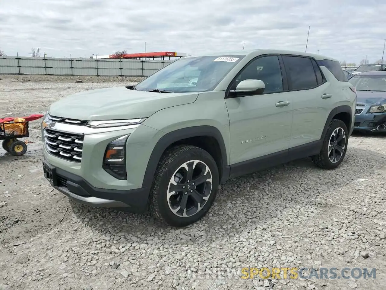 1 fotografías del automóvil dañado 3GNAXPEG0SL181886 CHEVROLET EQUINOX 2025