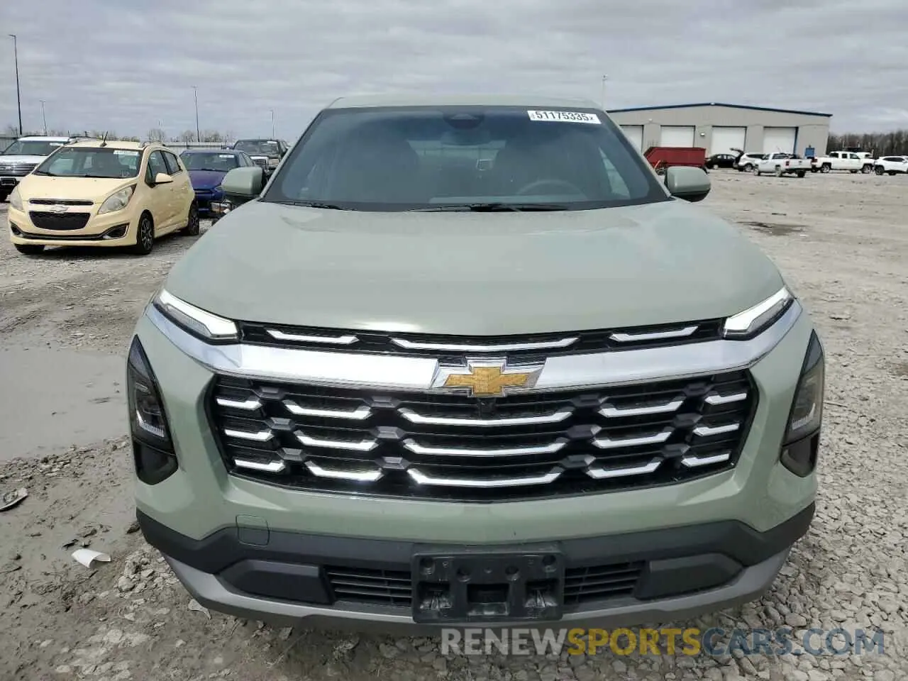 5 fotografías del automóvil dañado 3GNAXPEG0SL181886 CHEVROLET EQUINOX 2025