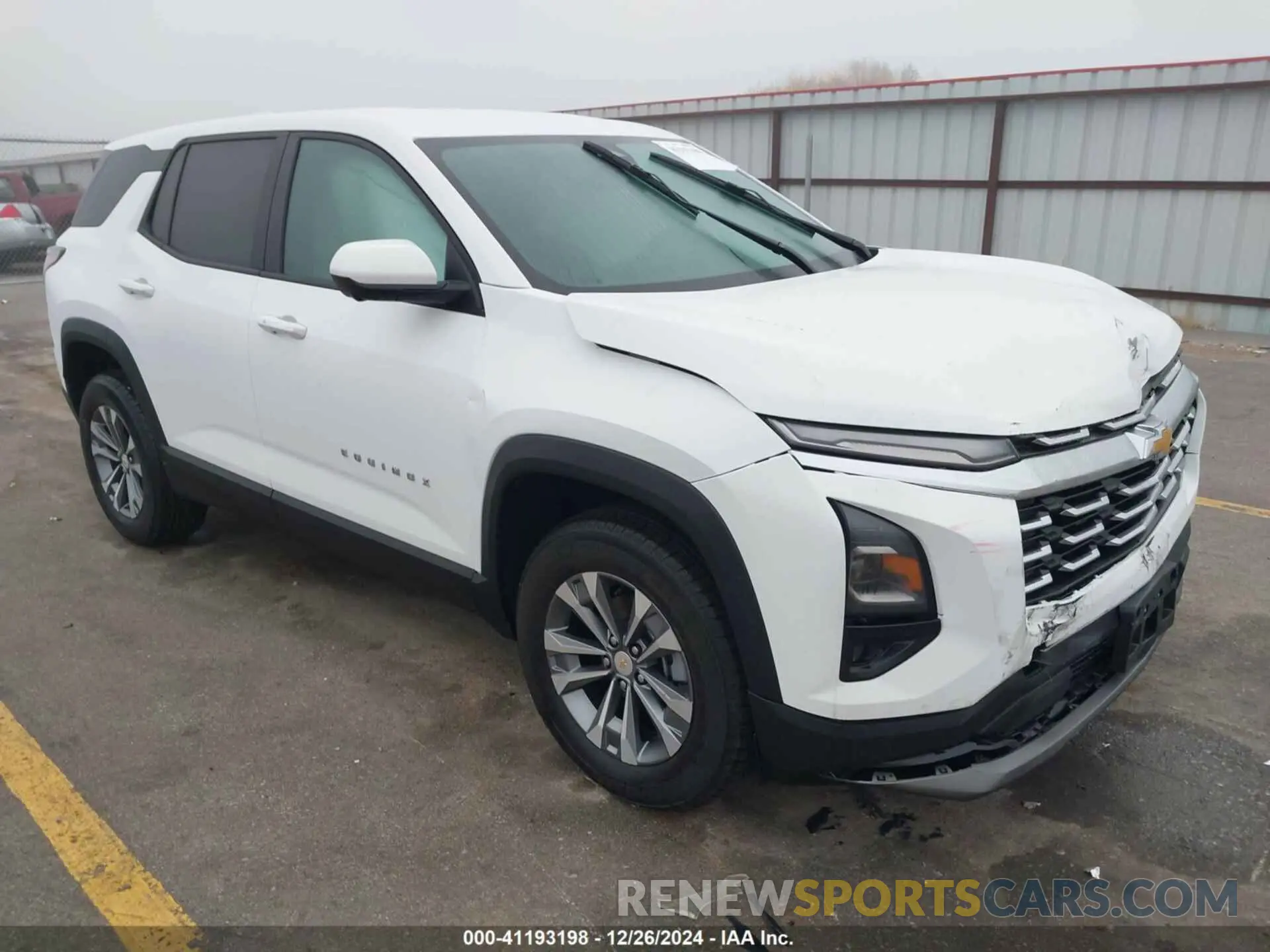 1 fotografías del automóvil dañado 3GNAXPEG1SL102774 CHEVROLET EQUINOX 2025