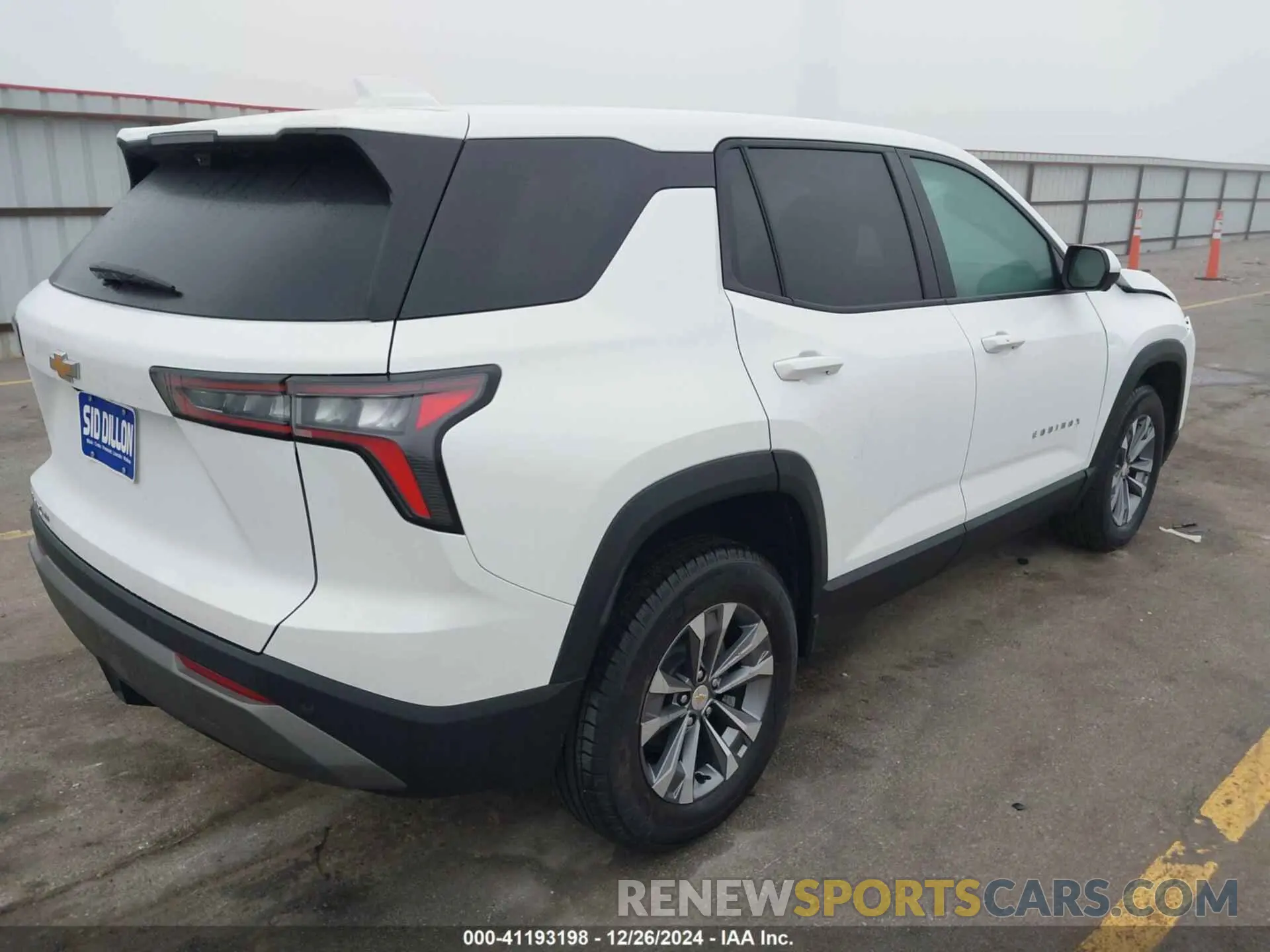4 fotografías del automóvil dañado 3GNAXPEG1SL102774 CHEVROLET EQUINOX 2025