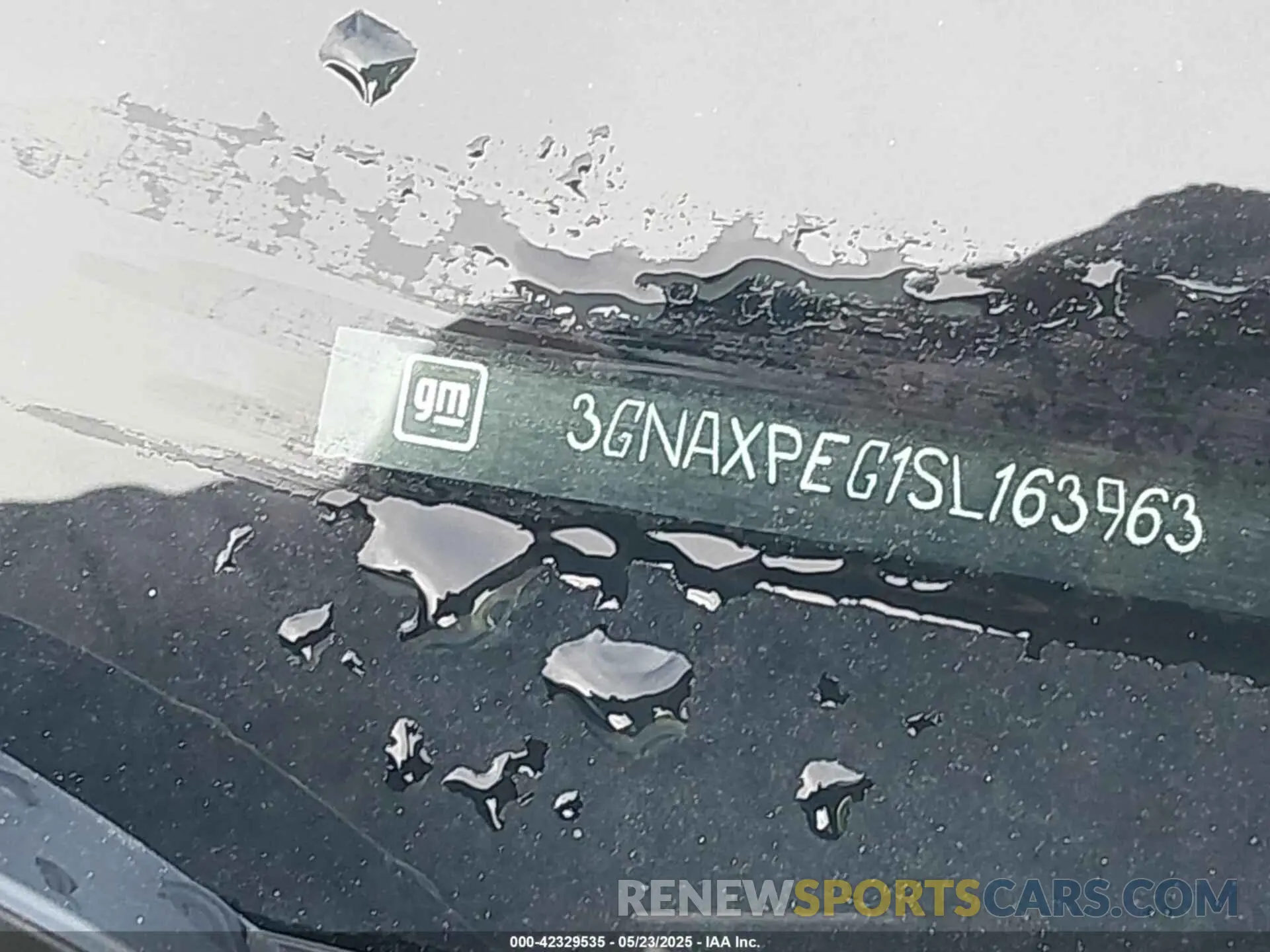 17 fotografías del automóvil dañado 3GNAXPEG1SL163963 CHEVROLET EQUINOX 2025