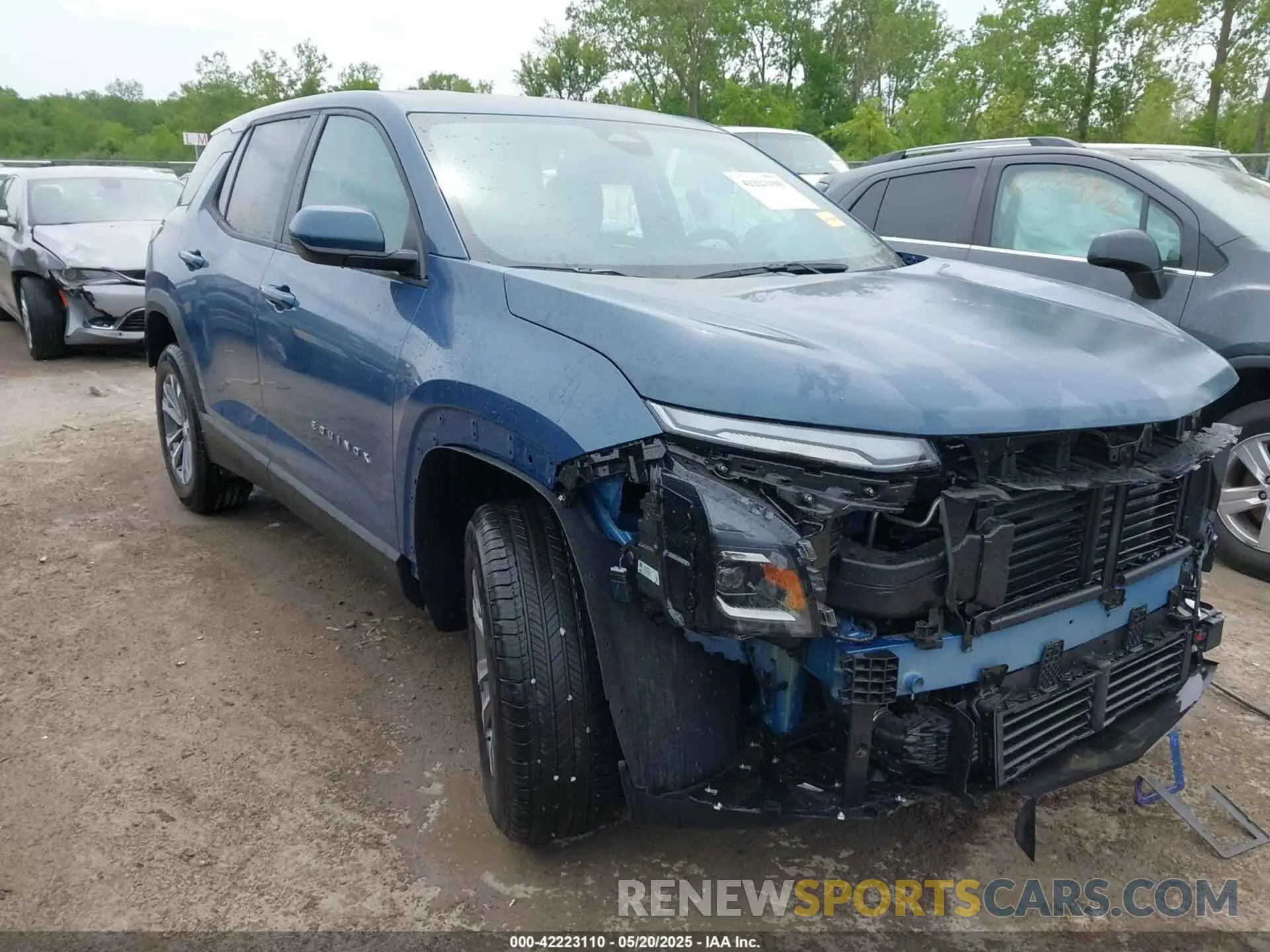 1 fotografías del automóvil dañado 3GNAXPEG1SL294231 CHEVROLET EQUINOX 2025