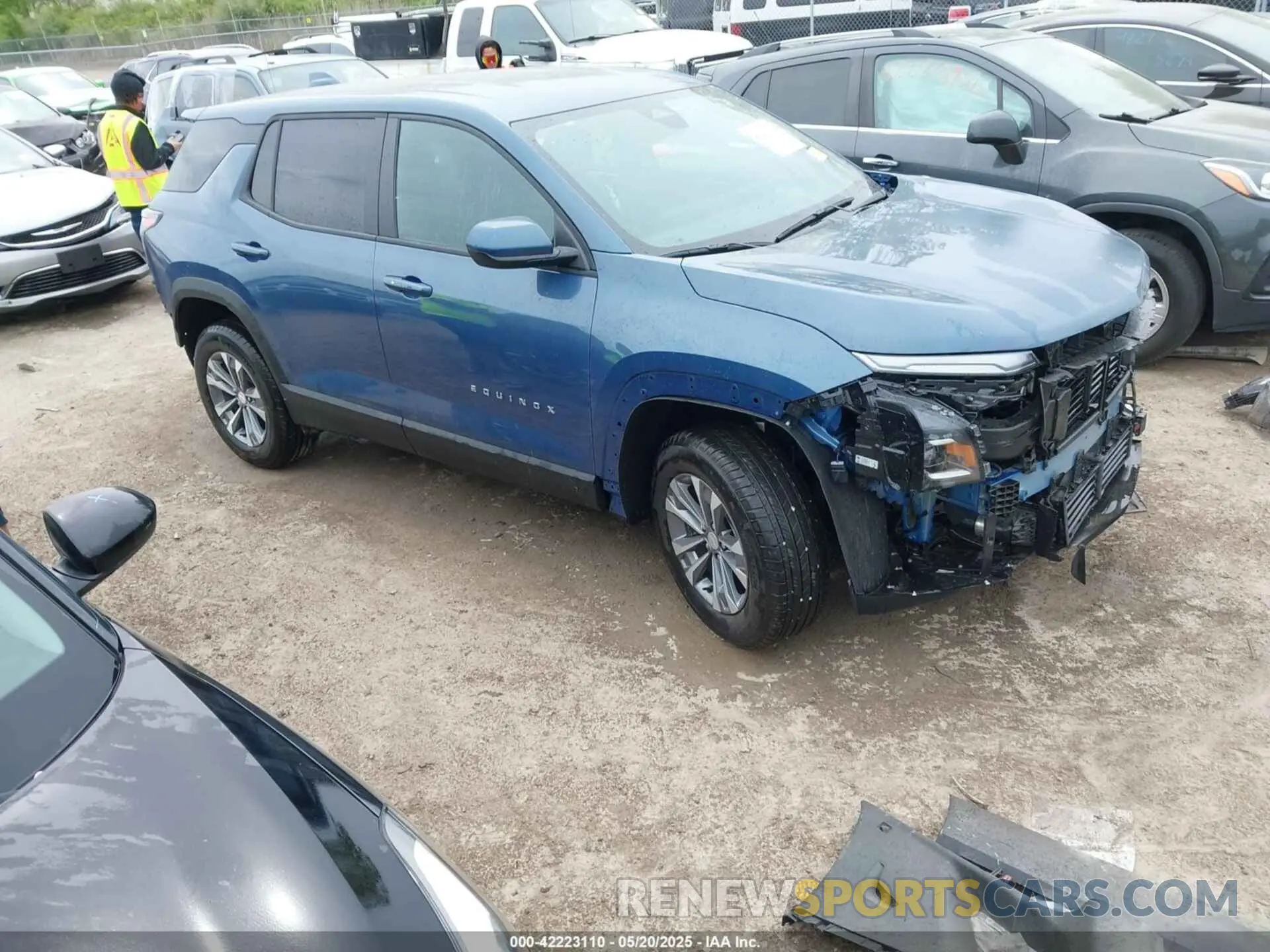 14 fotografías del automóvil dañado 3GNAXPEG1SL294231 CHEVROLET EQUINOX 2025