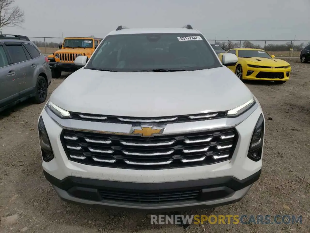 5 fotografías del automóvil dañado 3GNAXPEG2SL196082 CHEVROLET EQUINOX 2025