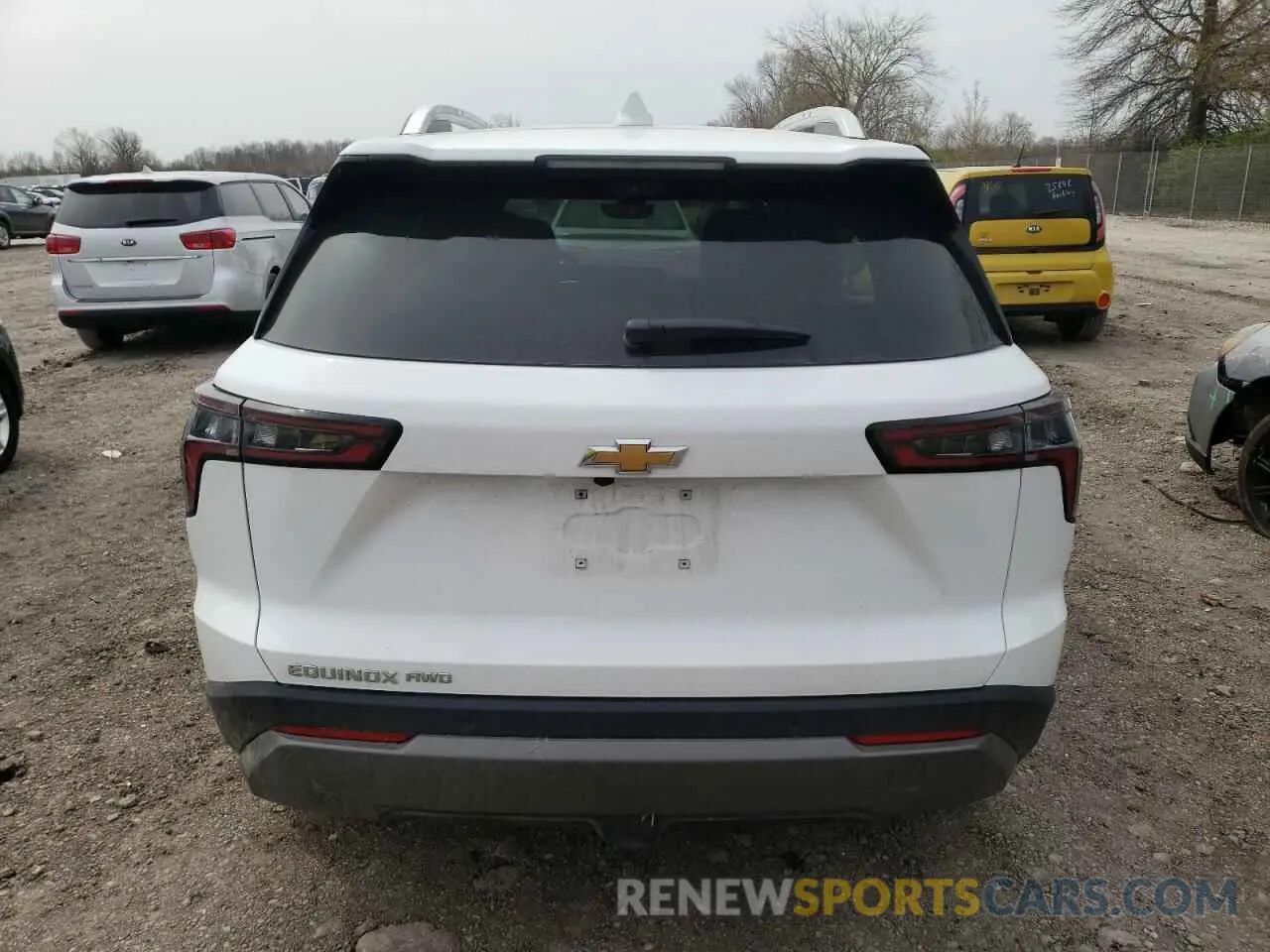 6 fotografías del automóvil dañado 3GNAXPEG2SL196082 CHEVROLET EQUINOX 2025