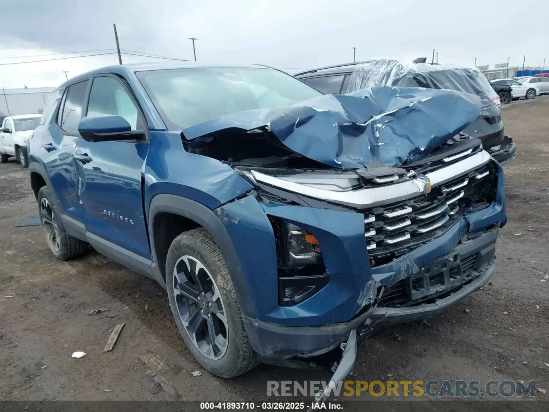 1 fotografías del automóvil dañado 3GNAXPEG4SL128396 CHEVROLET EQUINOX 2025
