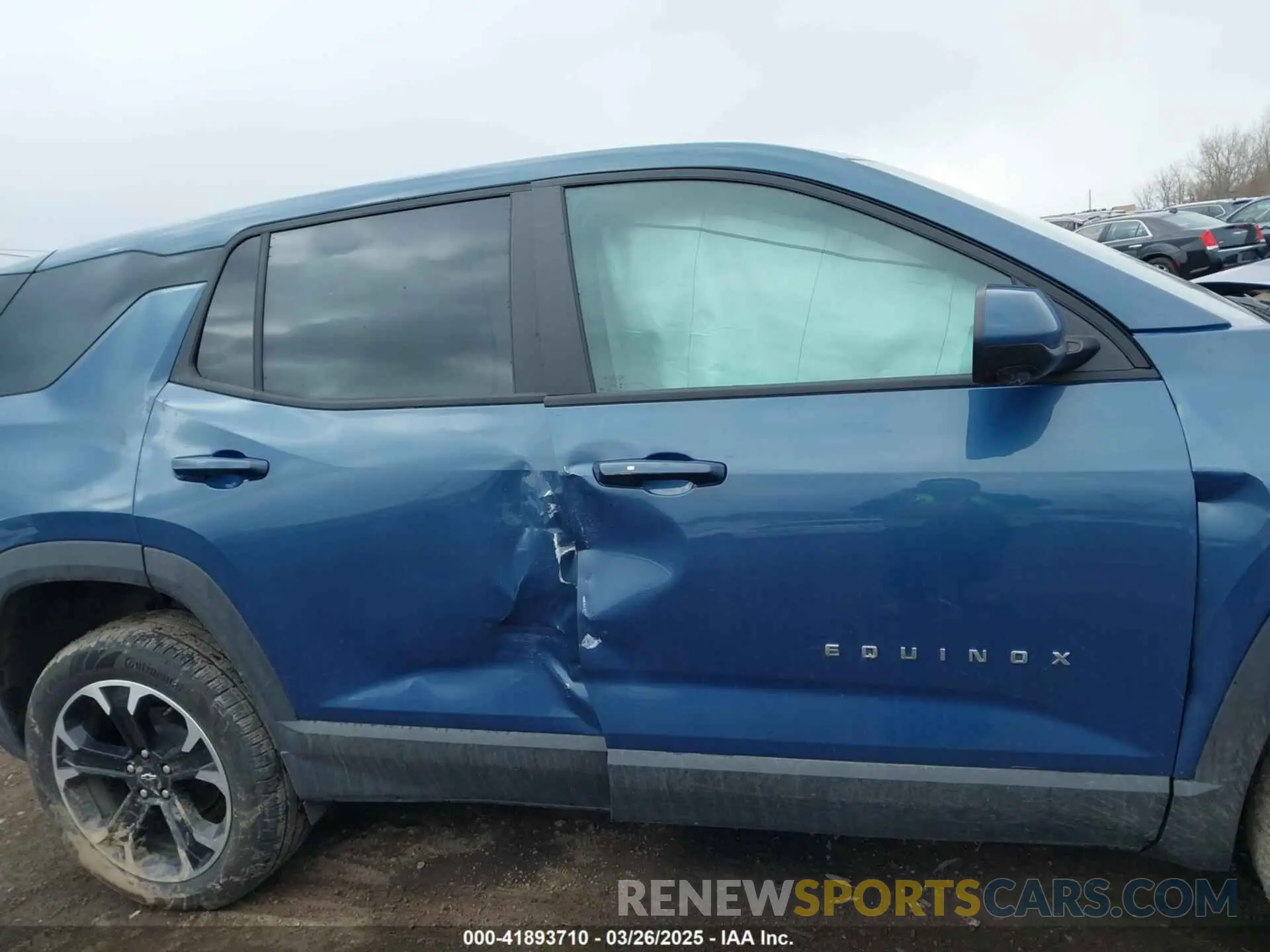 13 fotografías del automóvil dañado 3GNAXPEG4SL128396 CHEVROLET EQUINOX 2025
