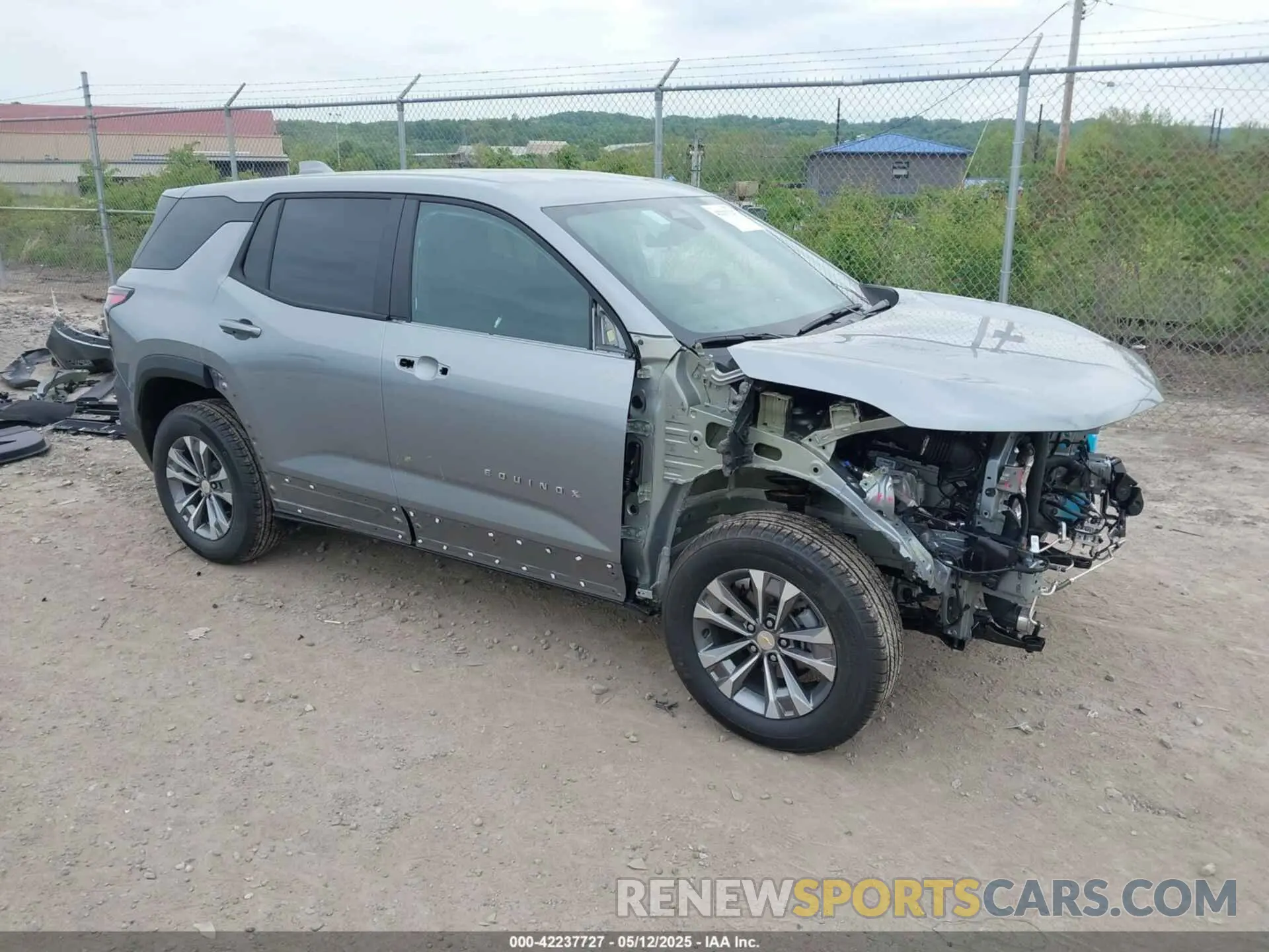 1 fotografías del automóvil dañado 3GNAXPEG4SL325018 CHEVROLET EQUINOX 2025