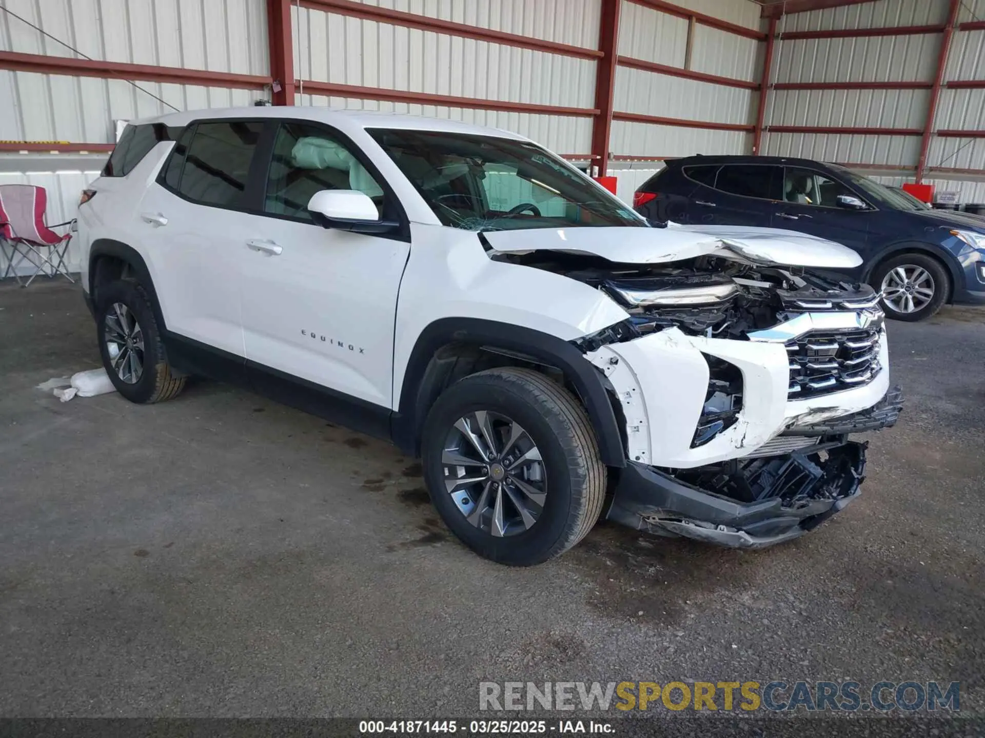 1 fotografías del automóvil dañado 3GNAXPEG6SL104049 CHEVROLET EQUINOX 2025