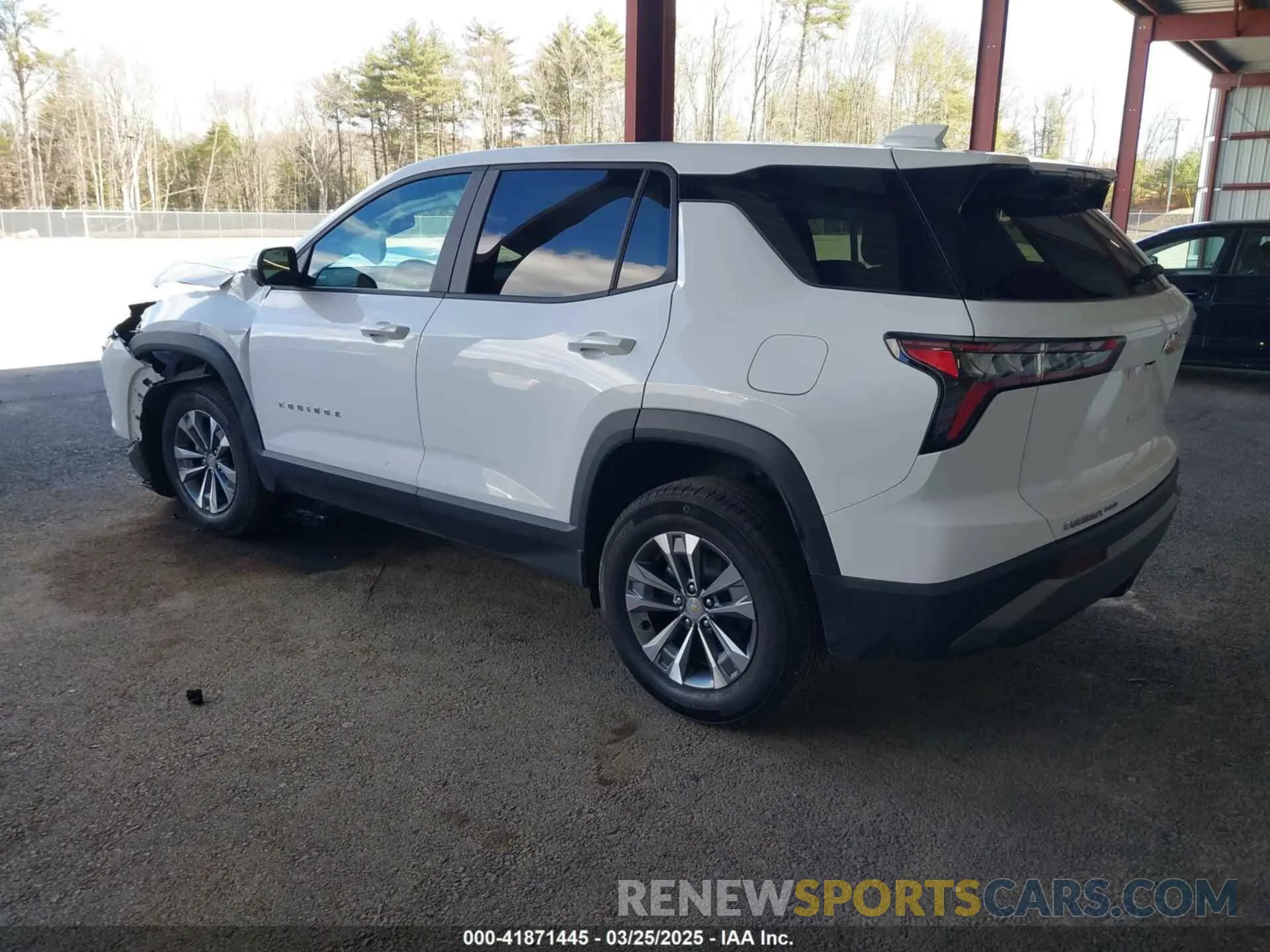 3 fotografías del automóvil dañado 3GNAXPEG6SL104049 CHEVROLET EQUINOX 2025