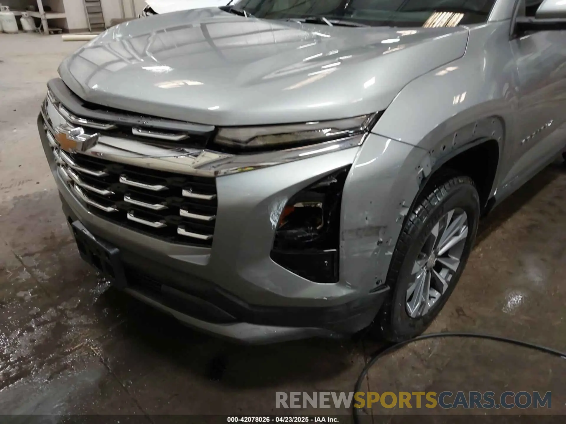 20 fotografías del automóvil dañado 3GNAXPEG7SL190701 CHEVROLET EQUINOX 2025