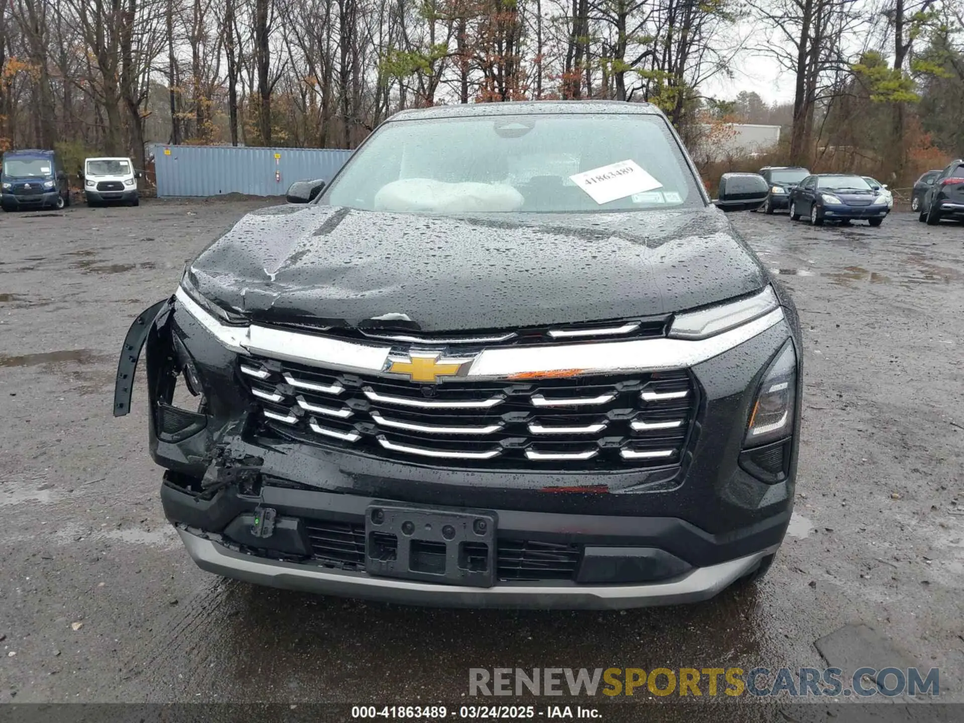 12 fotografías del automóvil dañado 3GNAXPEG8SL190562 CHEVROLET EQUINOX 2025