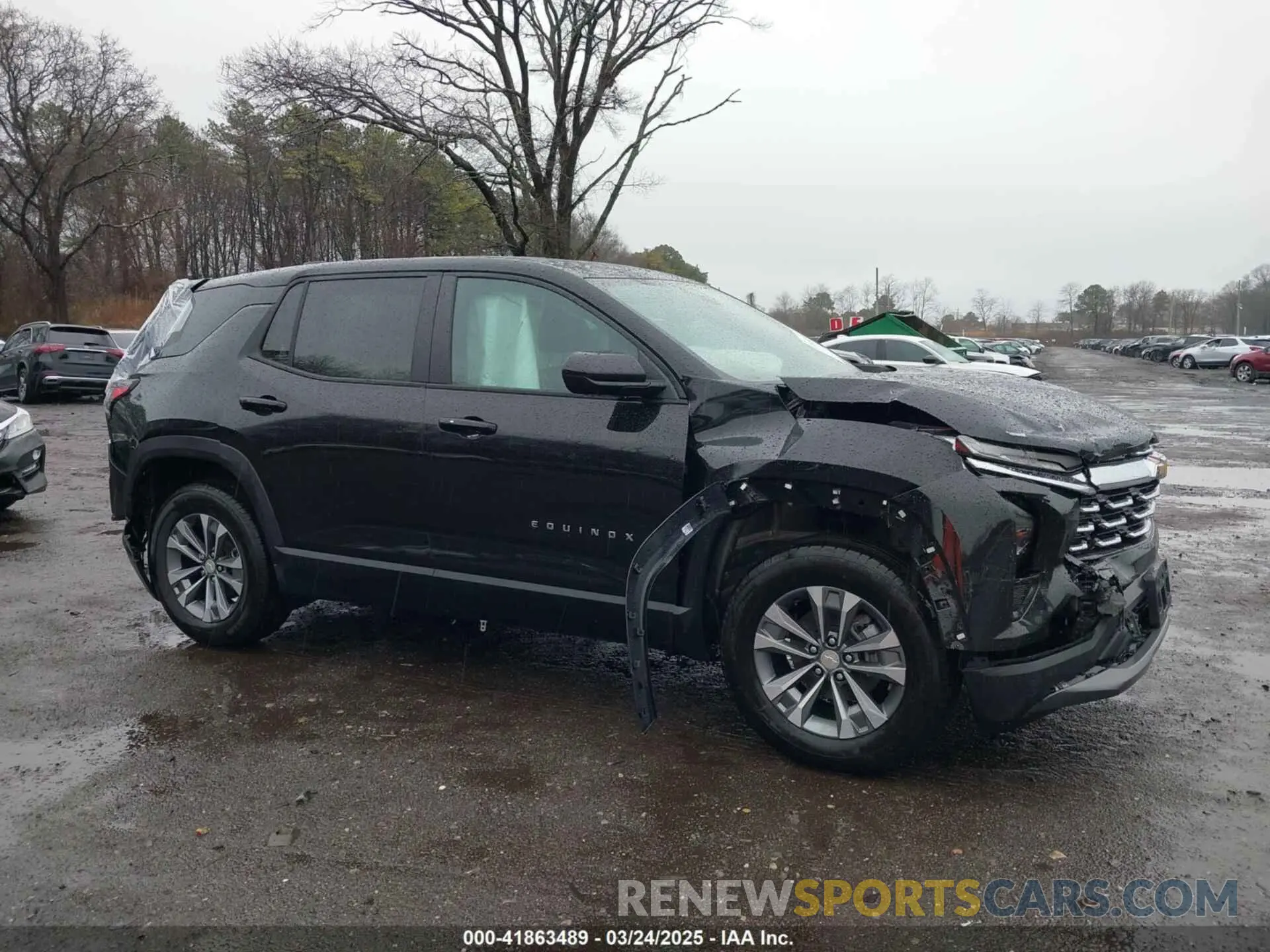 13 fotografías del automóvil dañado 3GNAXPEG8SL190562 CHEVROLET EQUINOX 2025
