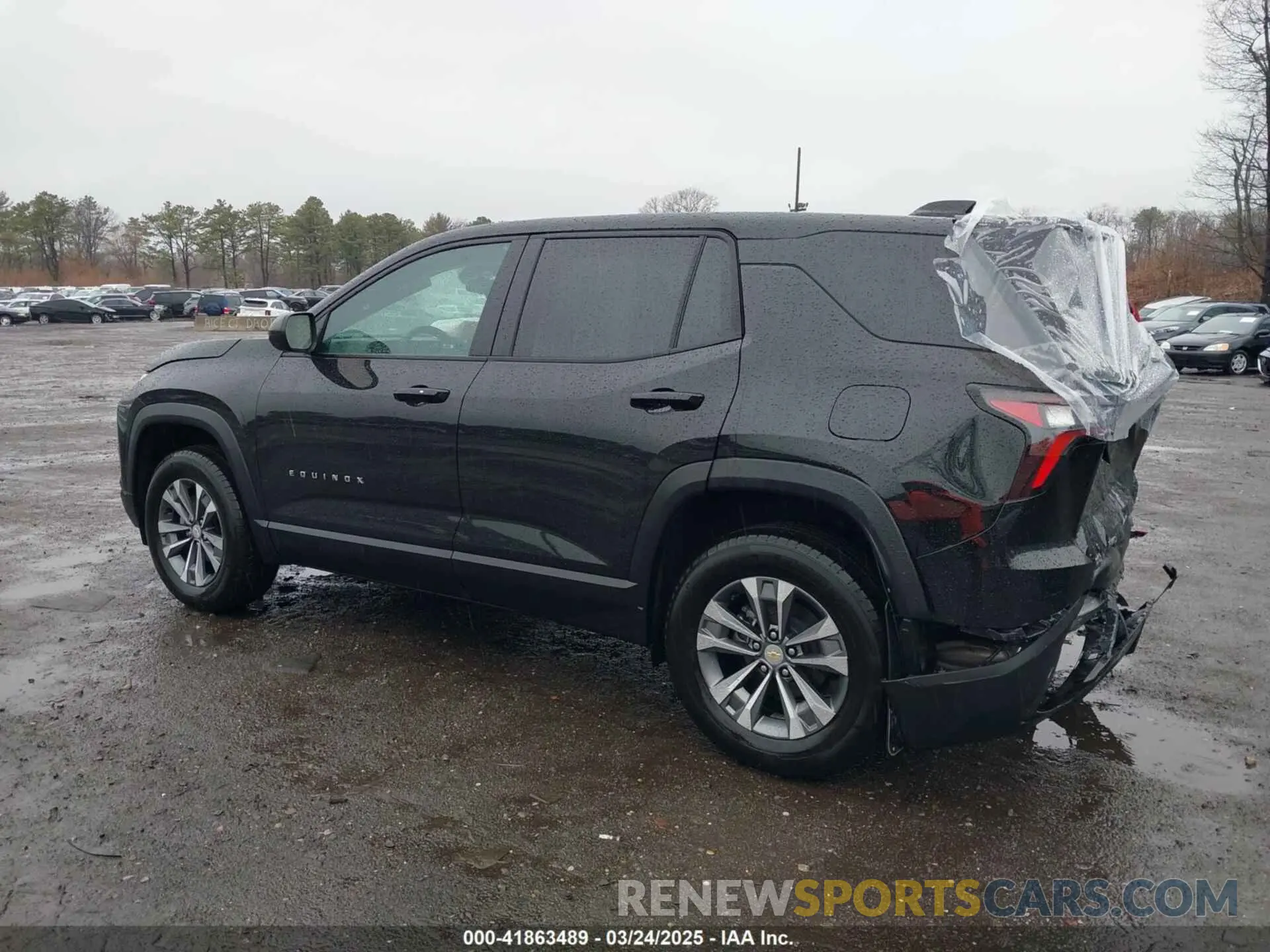 14 fotografías del automóvil dañado 3GNAXPEG8SL190562 CHEVROLET EQUINOX 2025