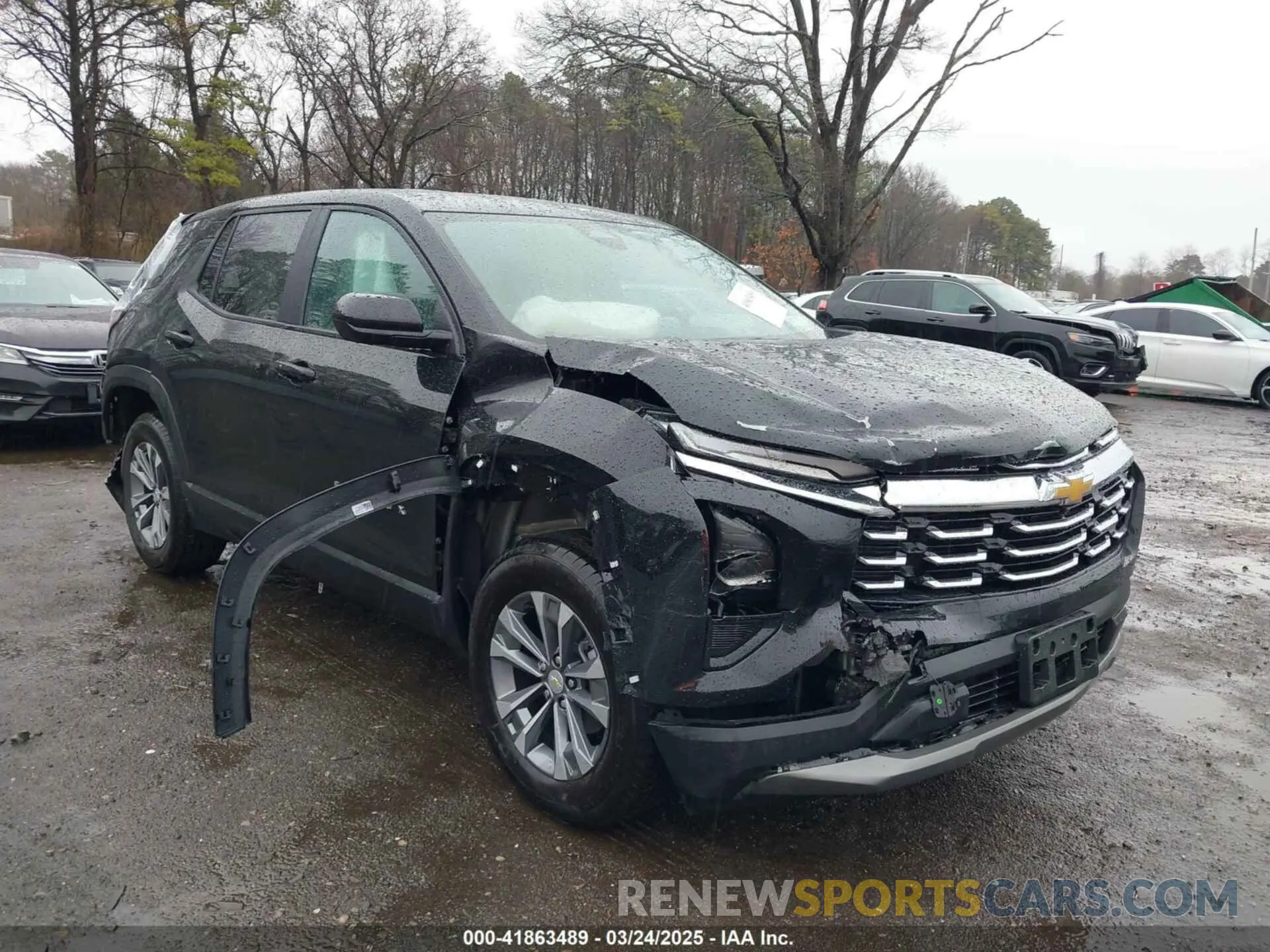 6 fotografías del automóvil dañado 3GNAXPEG8SL190562 CHEVROLET EQUINOX 2025