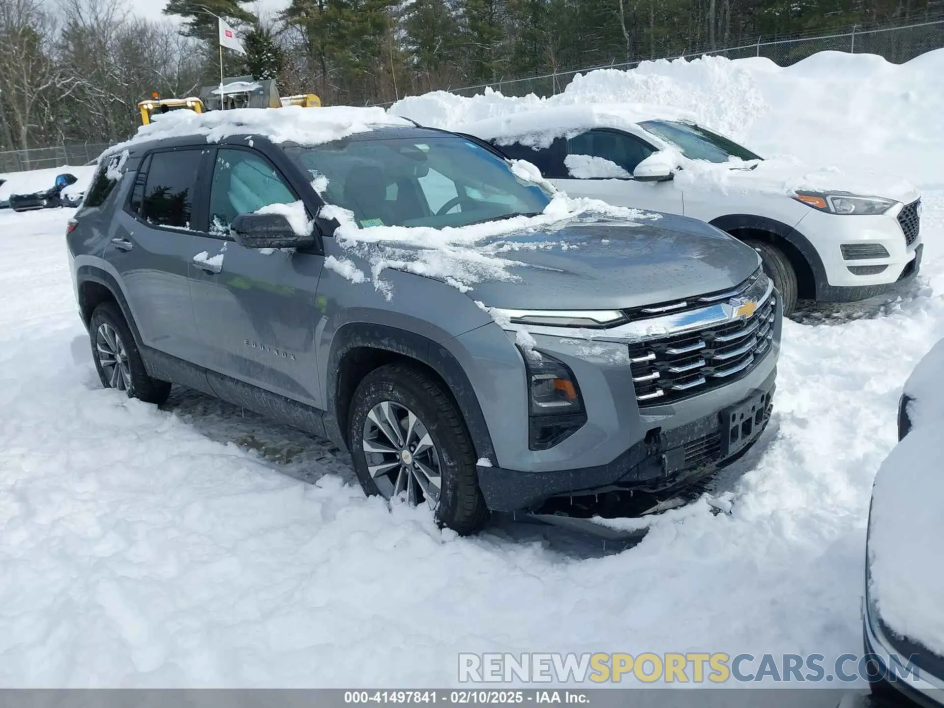 1 fotografías del automóvil dañado 3GNAXPEGXSL127964 CHEVROLET EQUINOX 2025