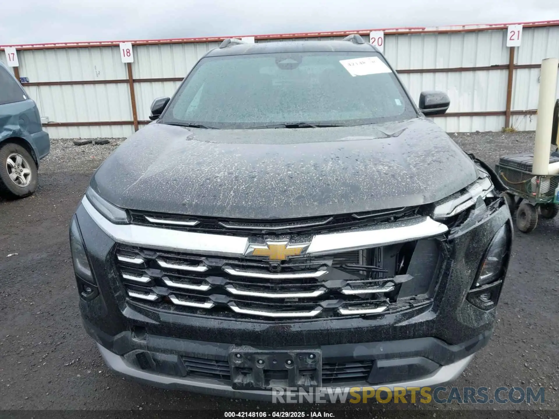 12 fotografías del automóvil dañado 3GNAXPEGXSL173472 CHEVROLET EQUINOX 2025