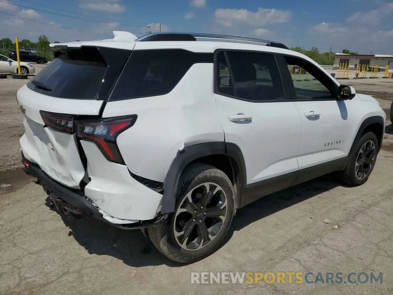 3 fotografías del automóvil dañado 3GNAXPEGXSL249952 CHEVROLET EQUINOX 2025