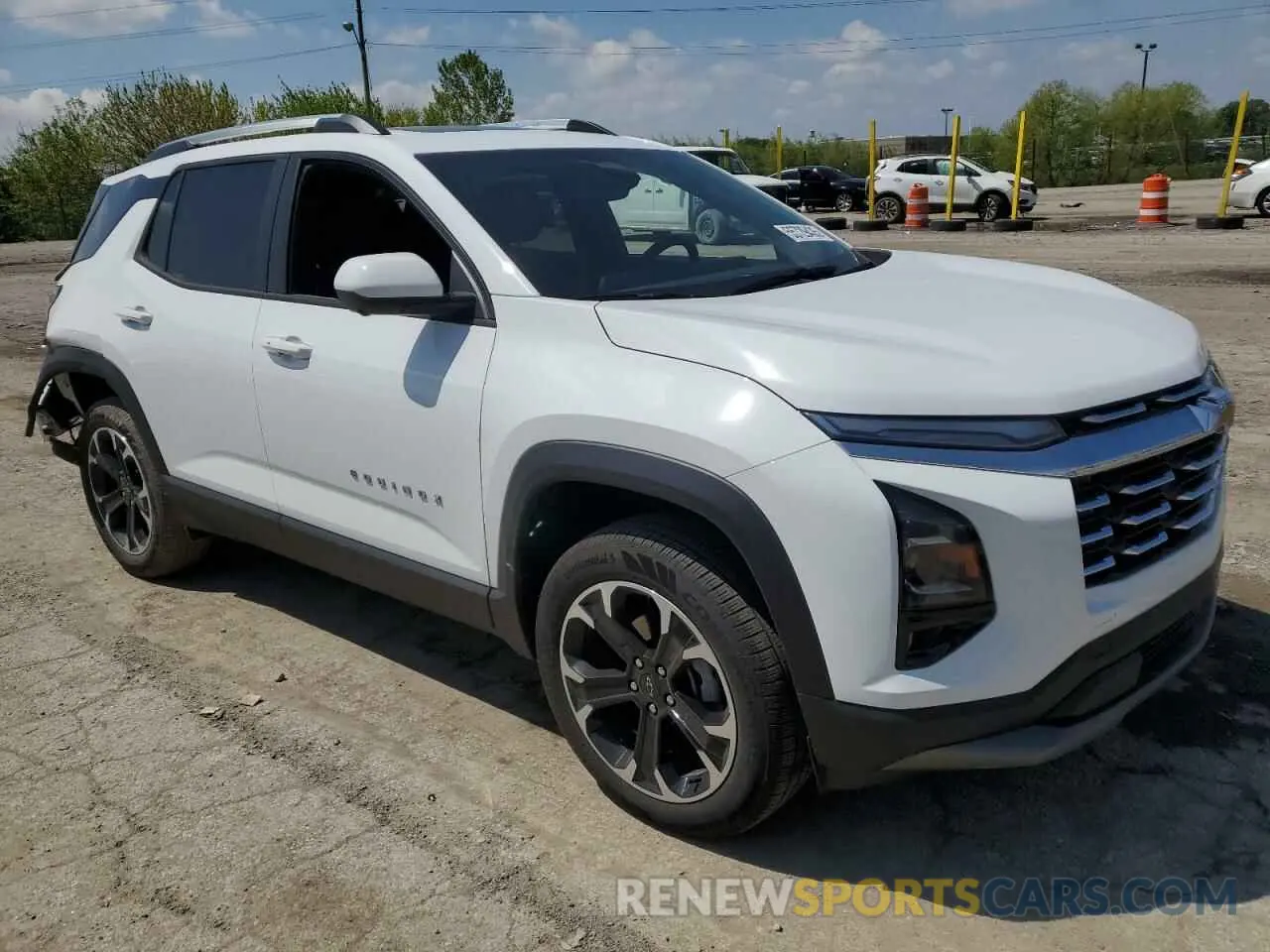 4 fotografías del automóvil dañado 3GNAXPEGXSL249952 CHEVROLET EQUINOX 2025