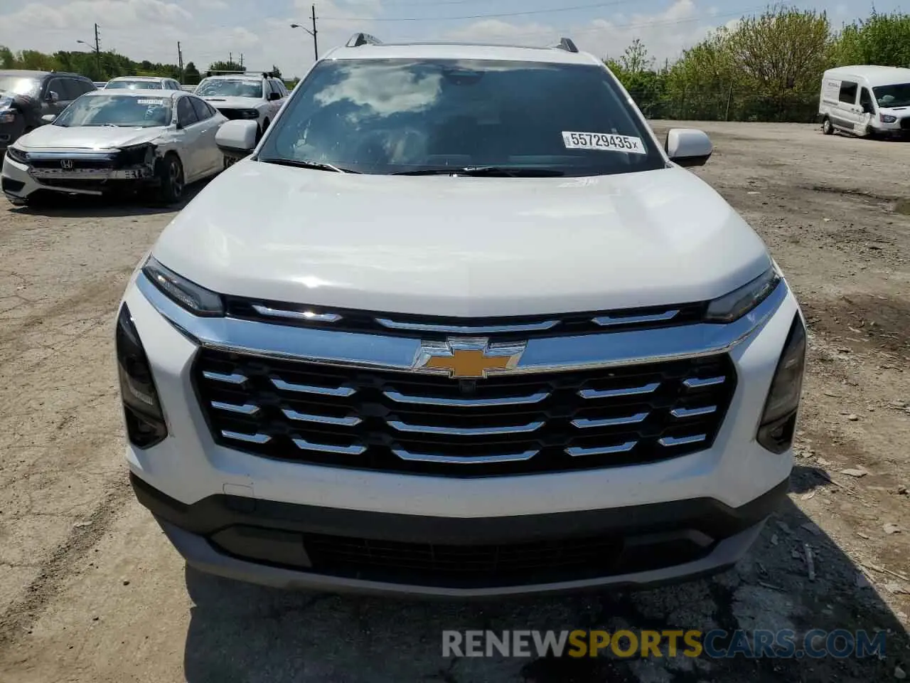 5 fotografías del automóvil dañado 3GNAXPEGXSL249952 CHEVROLET EQUINOX 2025