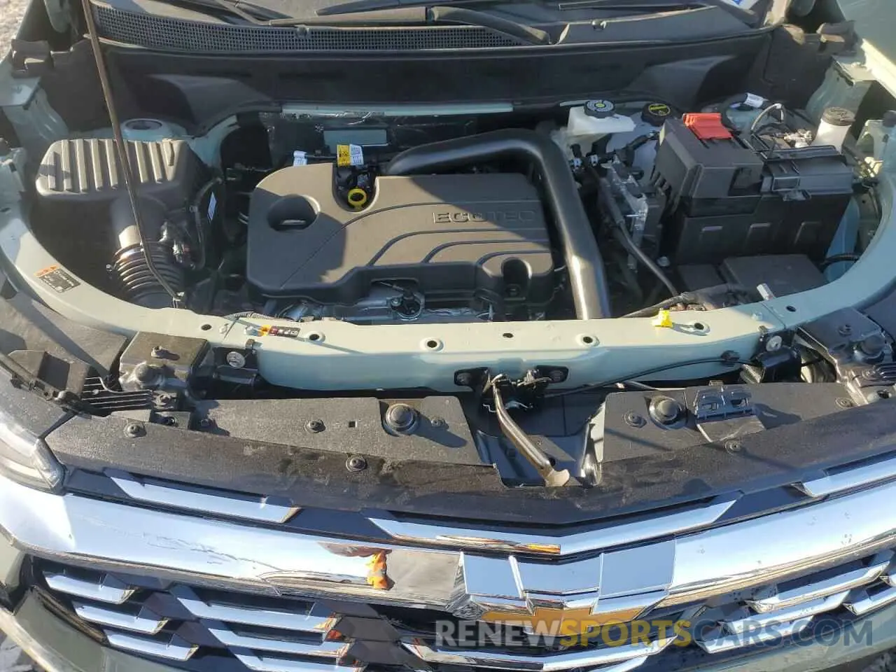12 fotografías del automóvil dañado 3GNAXPEGXSL255685 CHEVROLET EQUINOX 2025