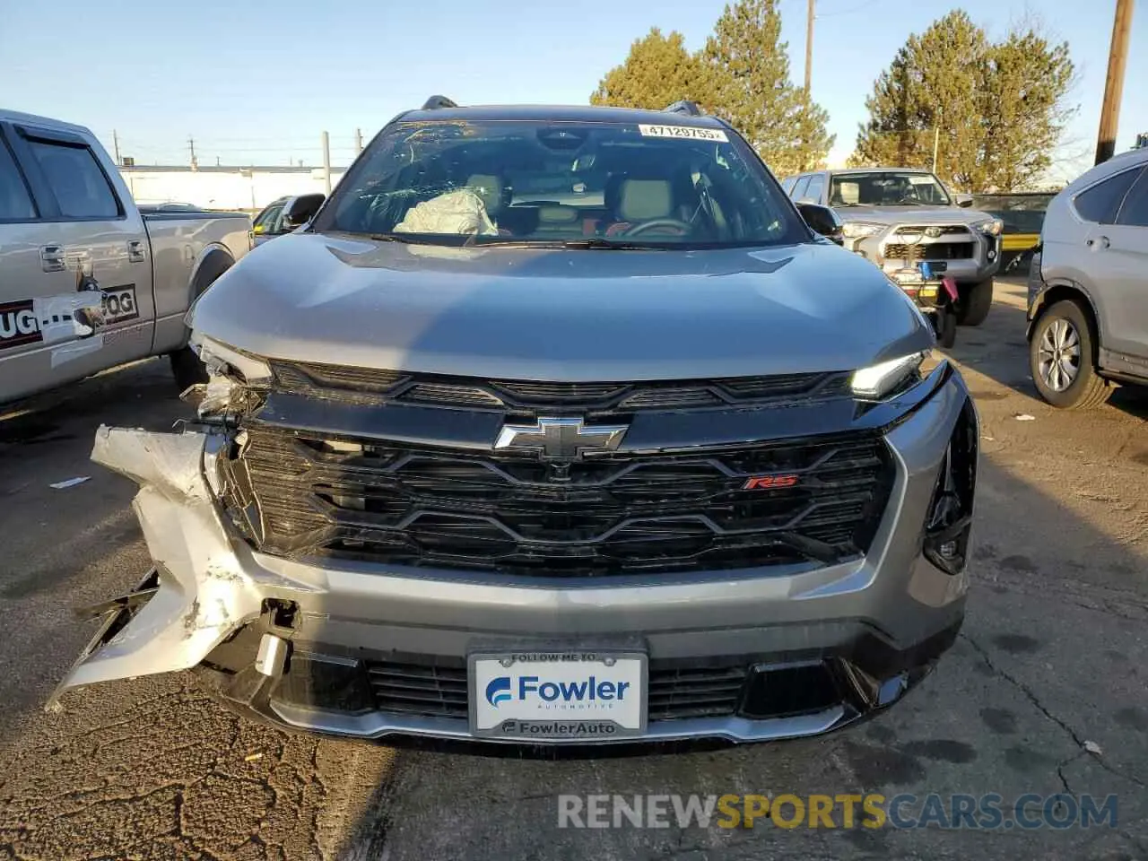 5 fotografías del automóvil dañado 3GNAXTEG2SL124579 CHEVROLET EQUINOX 2025