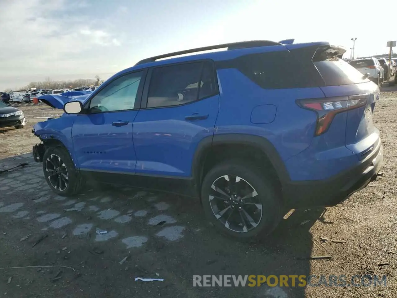 2 fotografías del automóvil dañado 3GNAXTEG3SL234122 CHEVROLET EQUINOX 2025