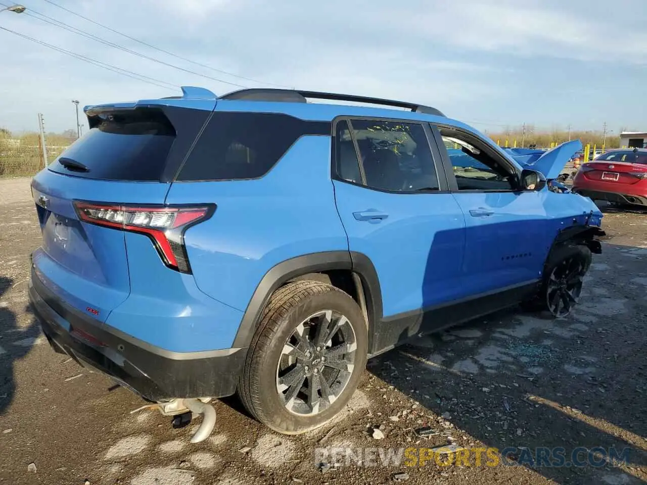 3 fotografías del automóvil dañado 3GNAXTEG3SL234122 CHEVROLET EQUINOX 2025