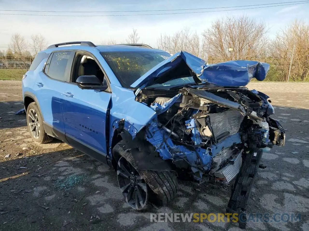 4 fotografías del automóvil dañado 3GNAXTEG3SL234122 CHEVROLET EQUINOX 2025